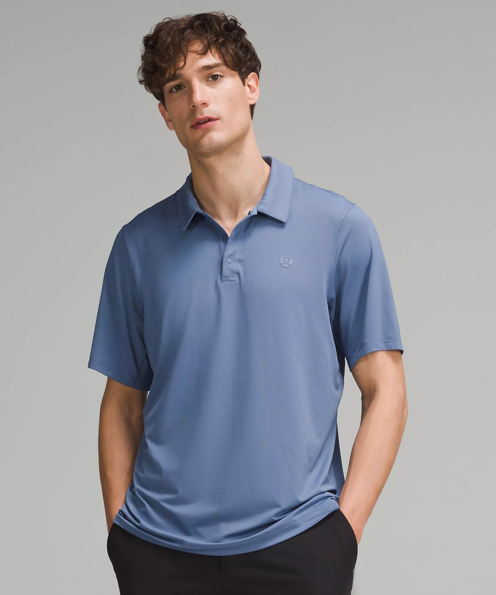 Men's Logo Sport Polo Short Sleeve | Oasis Blue