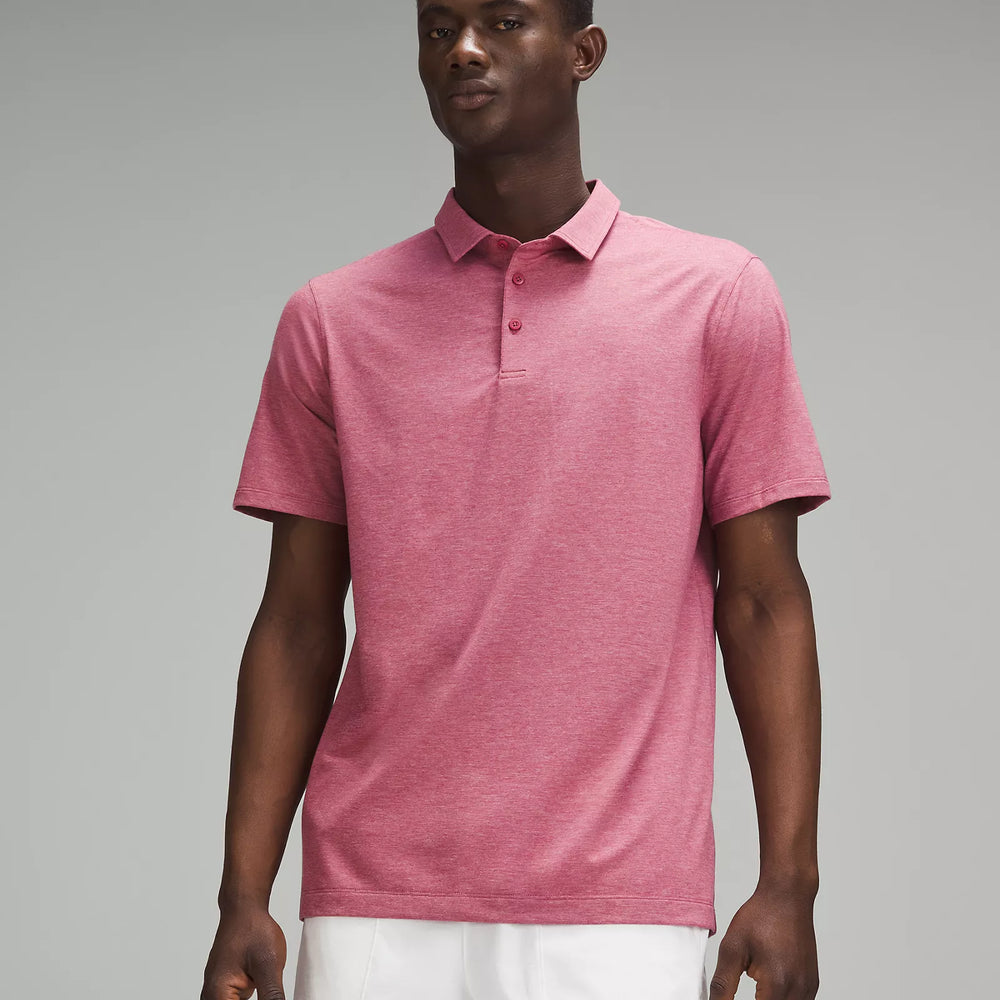 Men's Evolution Short-Sleeve Polo | Heathered Washed Mauve