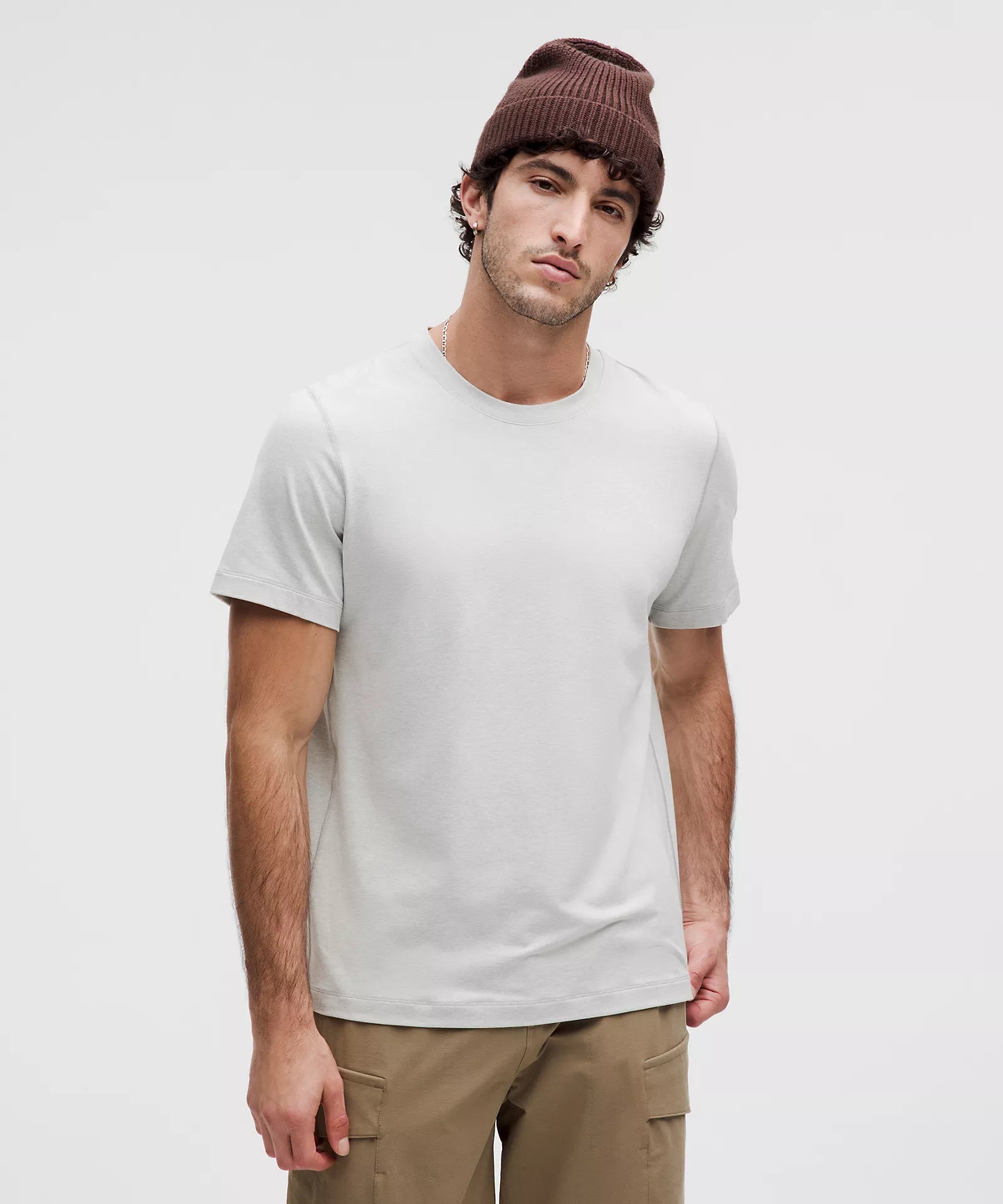 Men's Soft Jersey Short Sleeve Shirt | Heathered Vapor