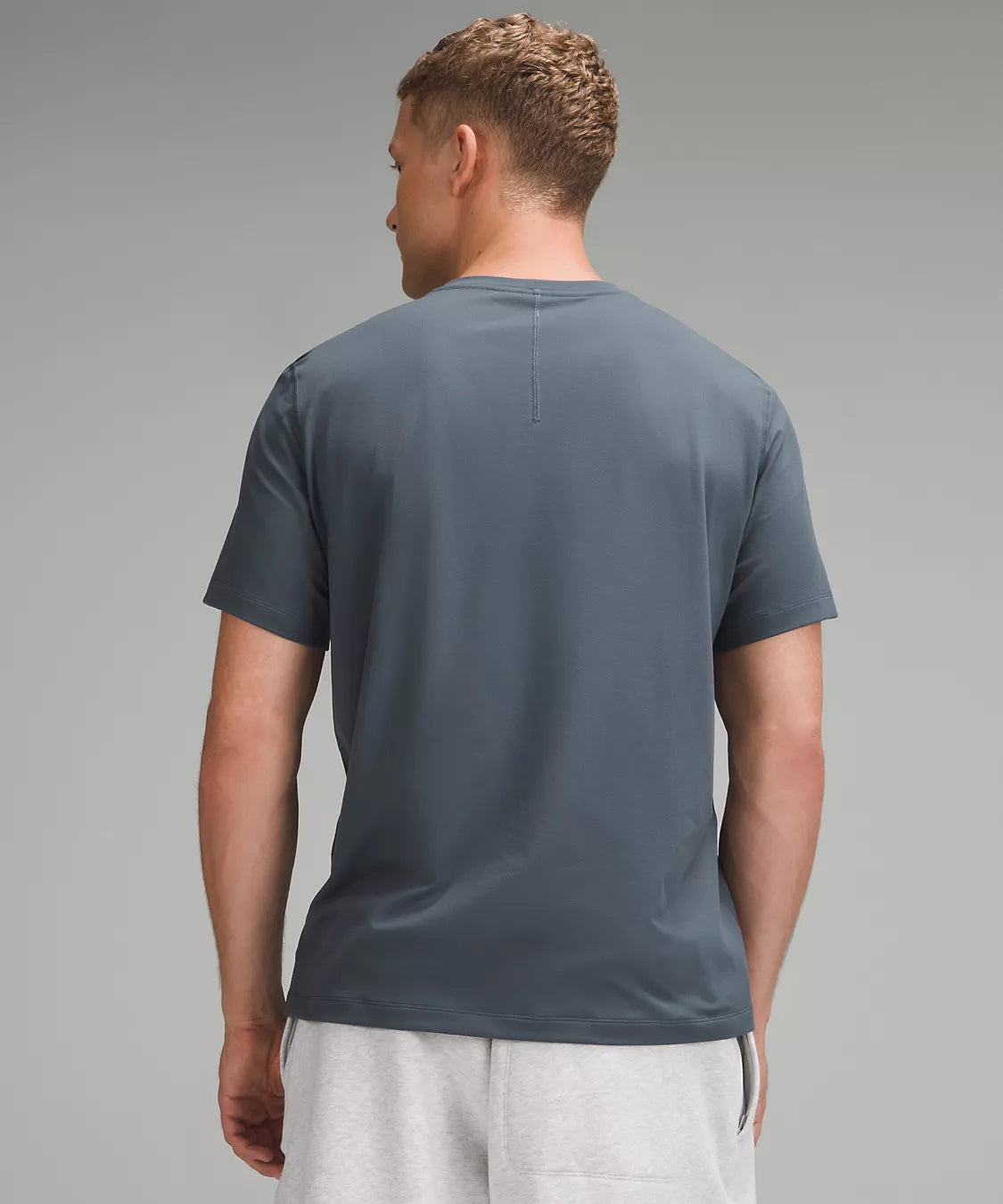 Men's Soft Jersey Short Sleeve Shirt | Oil Grey