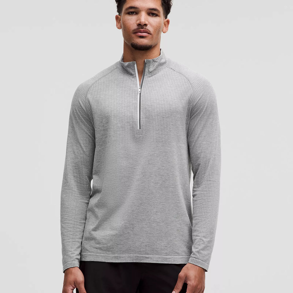 Men's Metal Vent Tech Half Zip | Slate/White