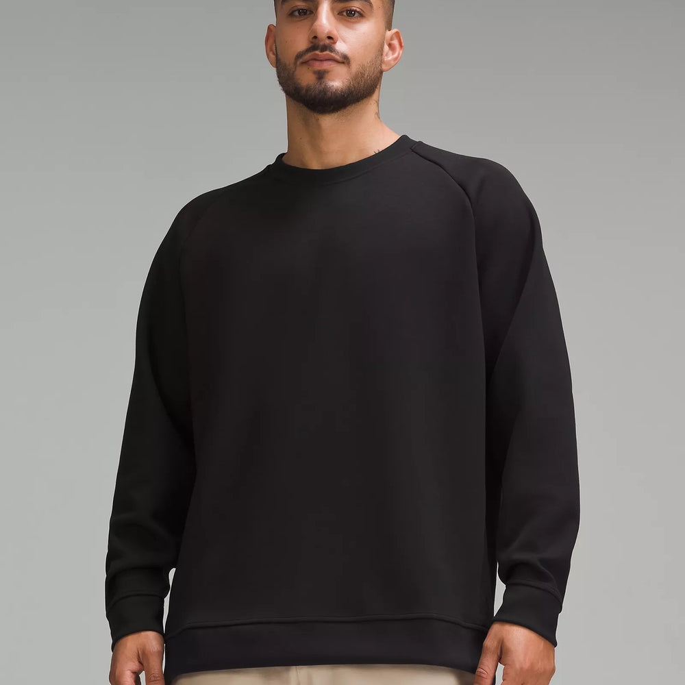 Men's Smooth Spacer Classic-Fit Crew | Black