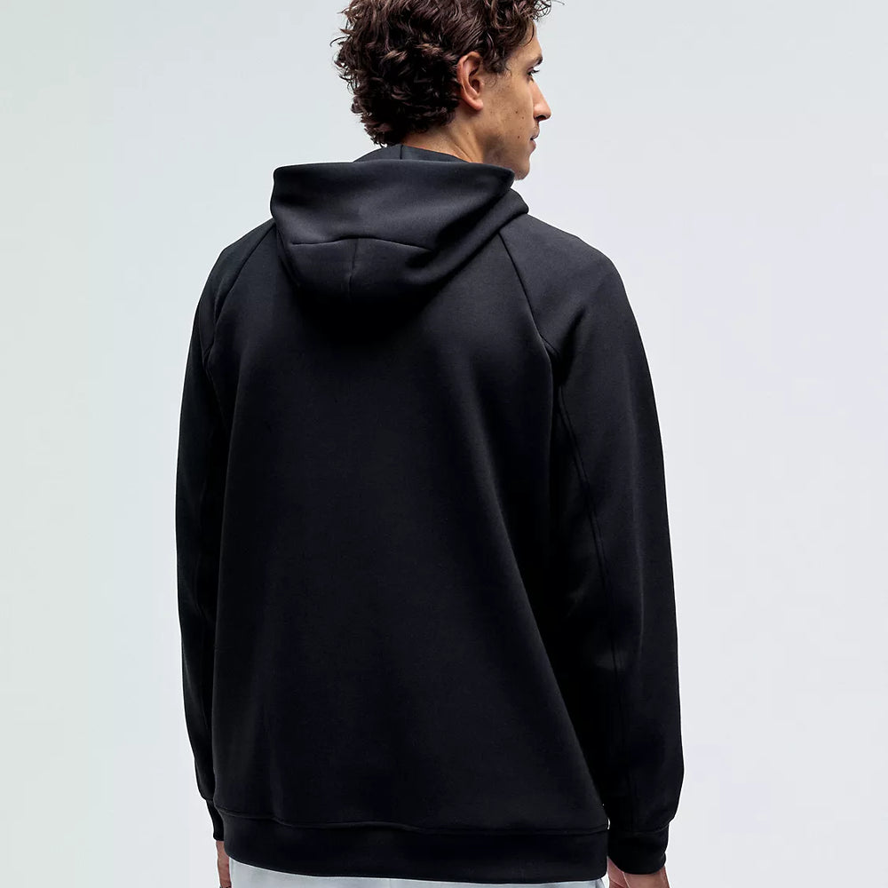 Men's Smooth Spacer Pullover Hoodie | Black