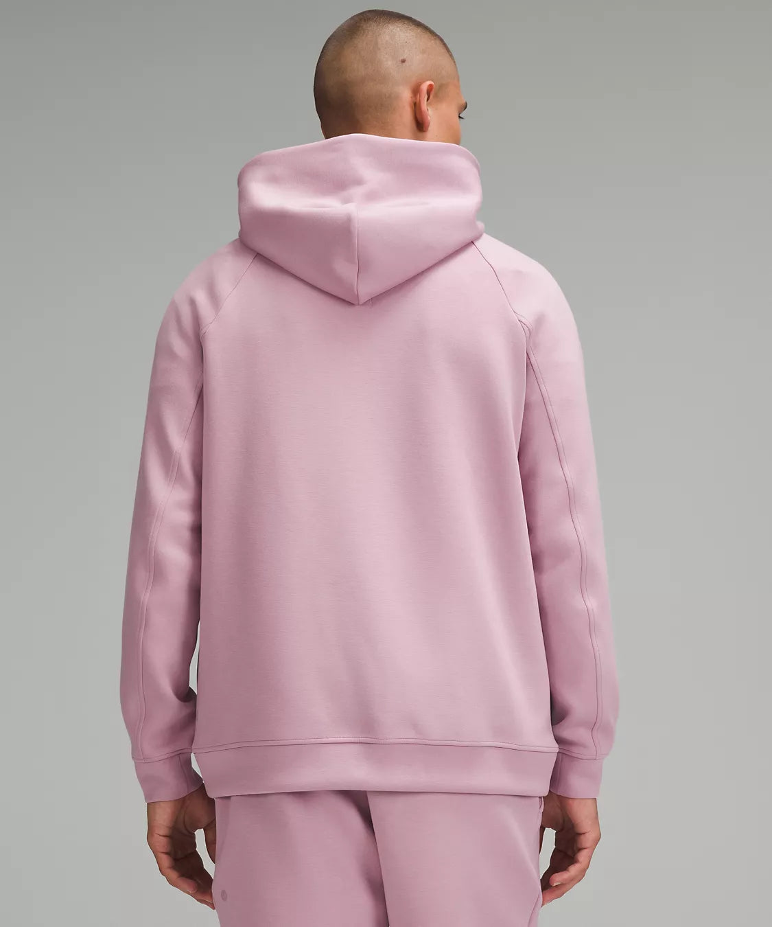 Men's Smooth Spacer Pullover Hoodie | Rose Blush