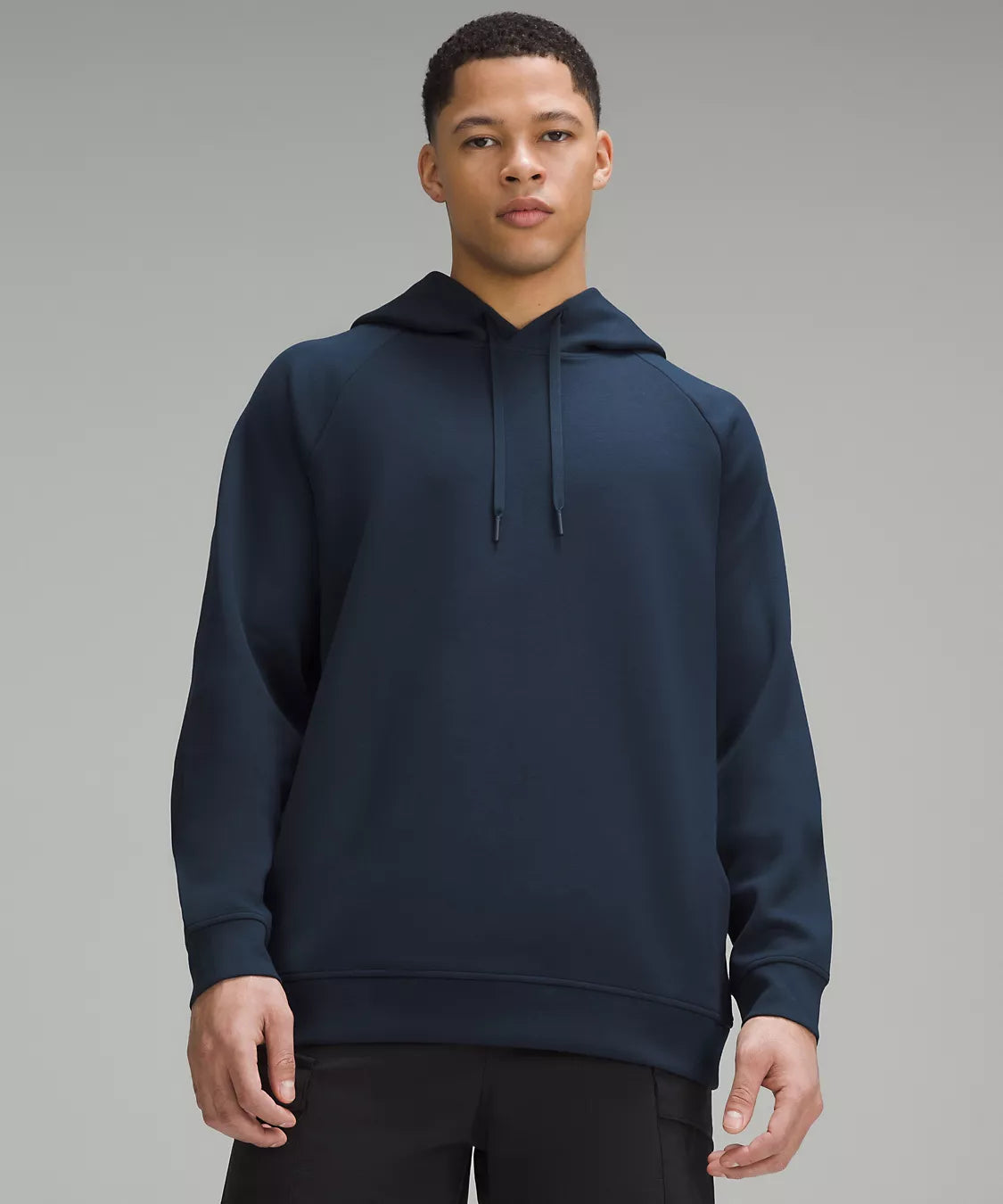 Men's Smooth Spacer Pullover Hoodie | True Navy