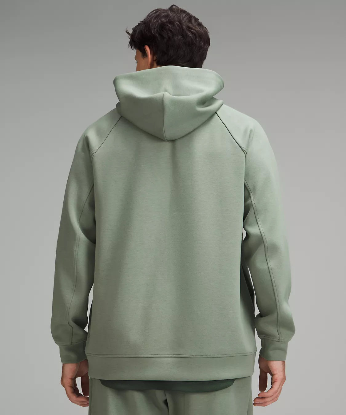 Men's Smooth Spacer Pullover Hoodie | Grey Eucalyptus