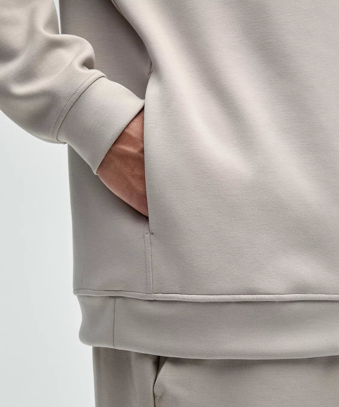 Men's Smooth Spacer Pullover Hoodie | Mojave Tan