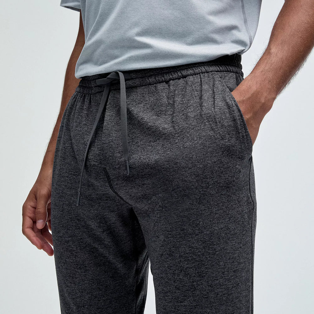 
                      
                        Men's Soft Jersey Tapered Pant *Regular 28" | Heathered Black/Heathered Graphite Grey
                      
                    