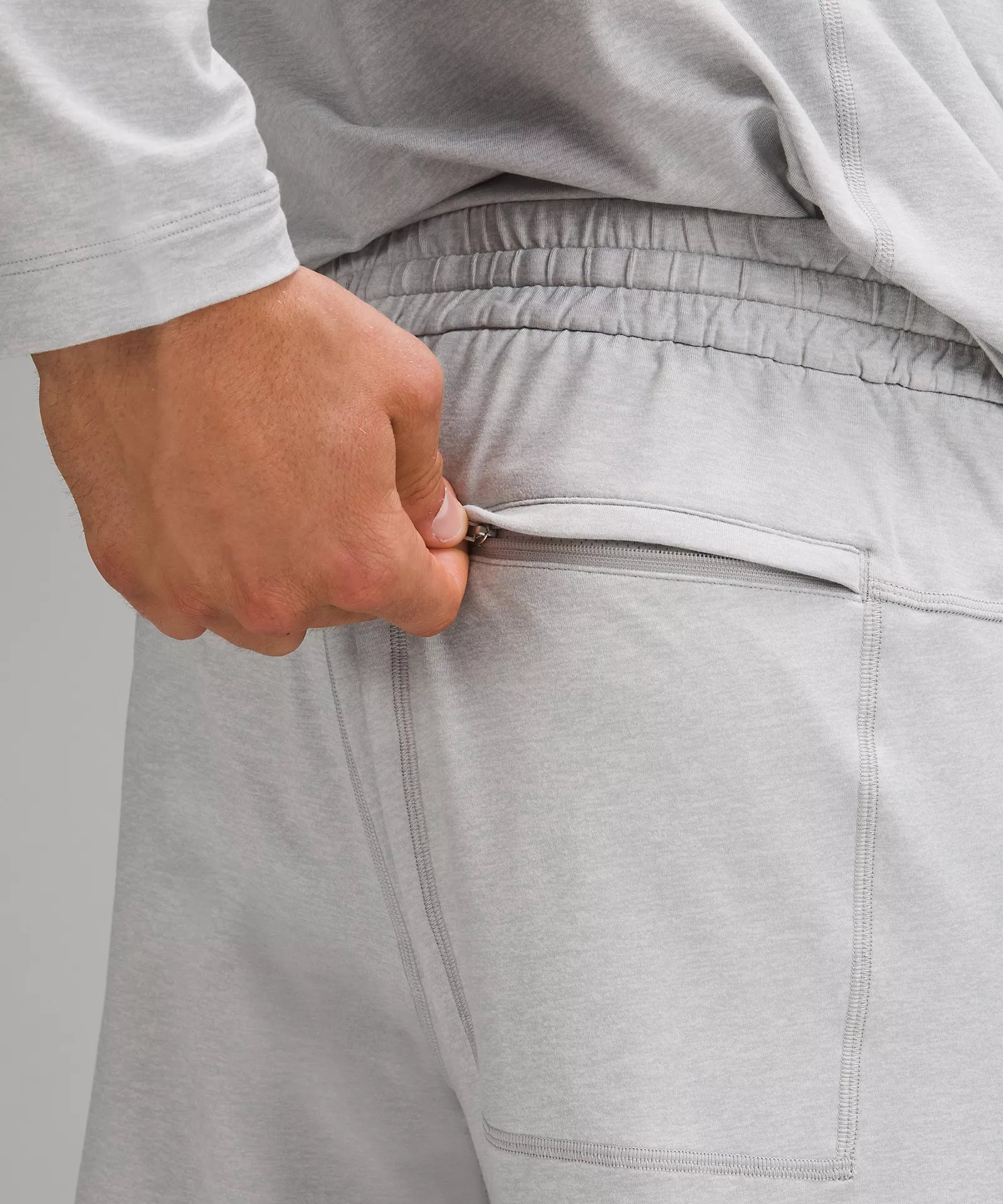 Men's Soft Jersey Jogger Regular 29" | Heathered Vapor