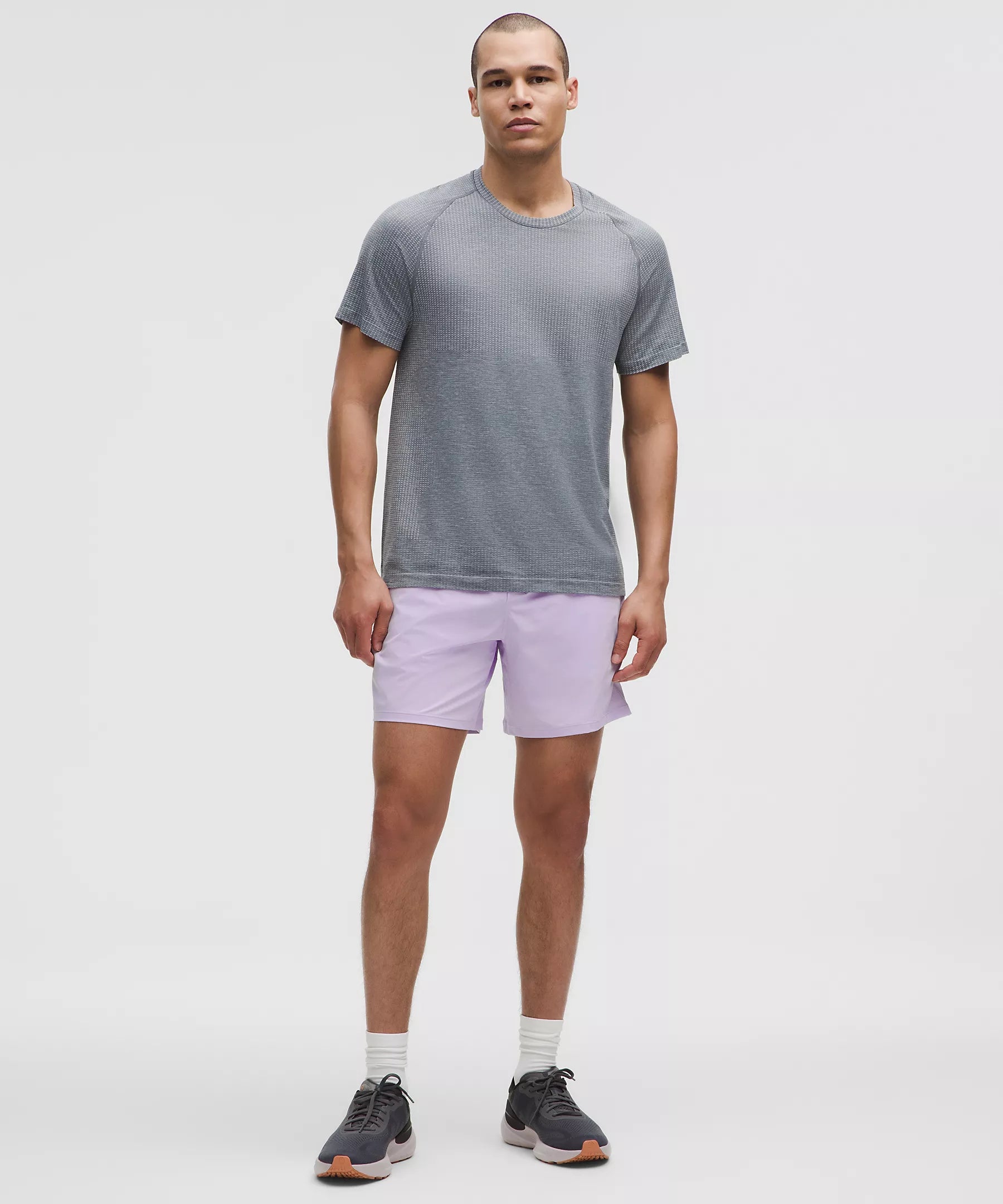 Men's Pace Breaker Linerless Short 7" | Lavender Frost