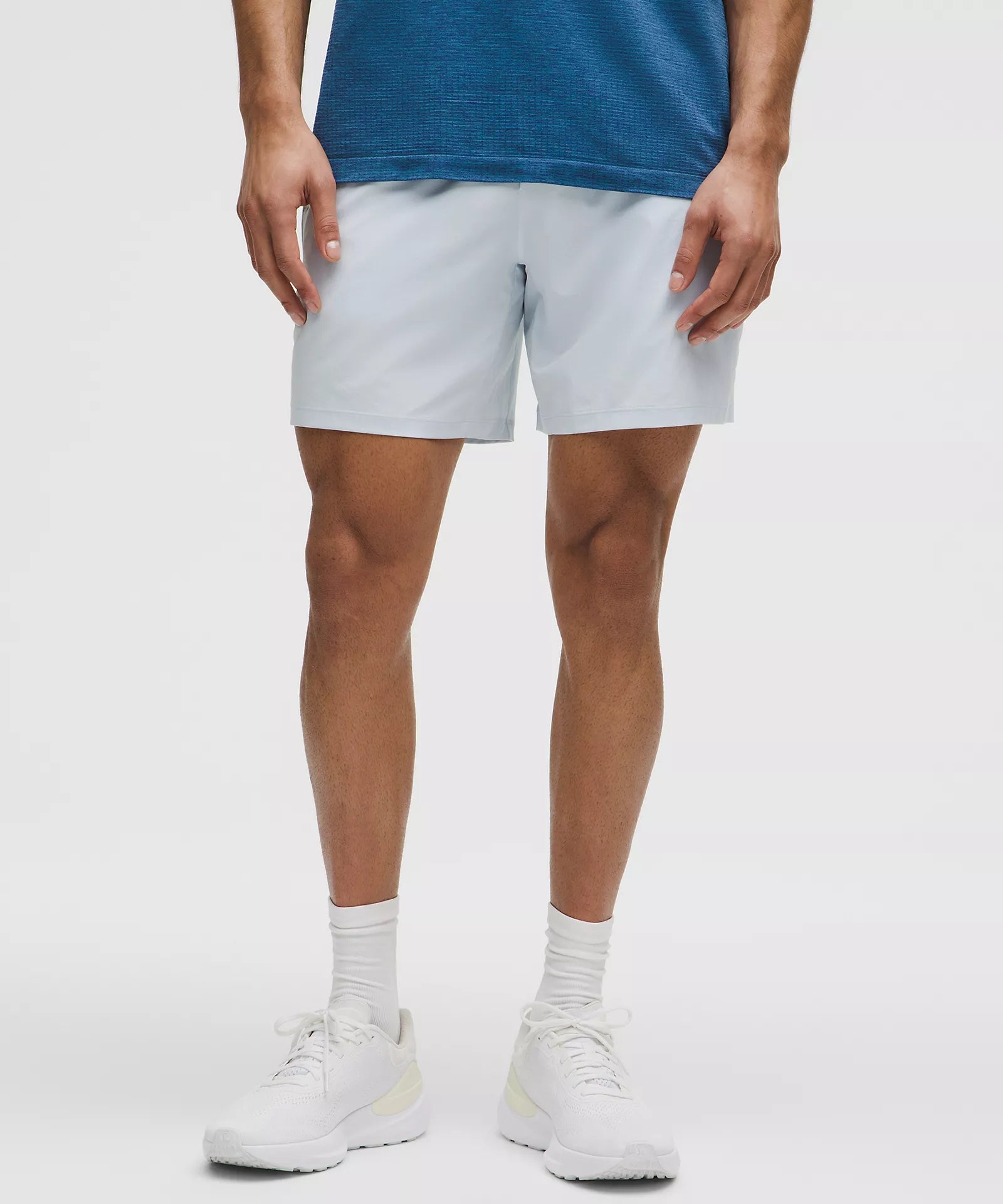 Men's Pace Breaker Linerless Short 7" | Starch Blue