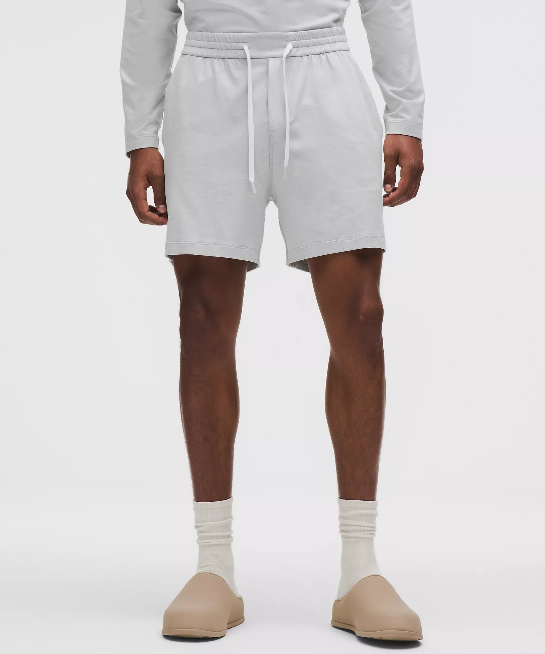 Men's Soft Jersey Short 5" | Heathered Vapor/Heathered Silver Drop
