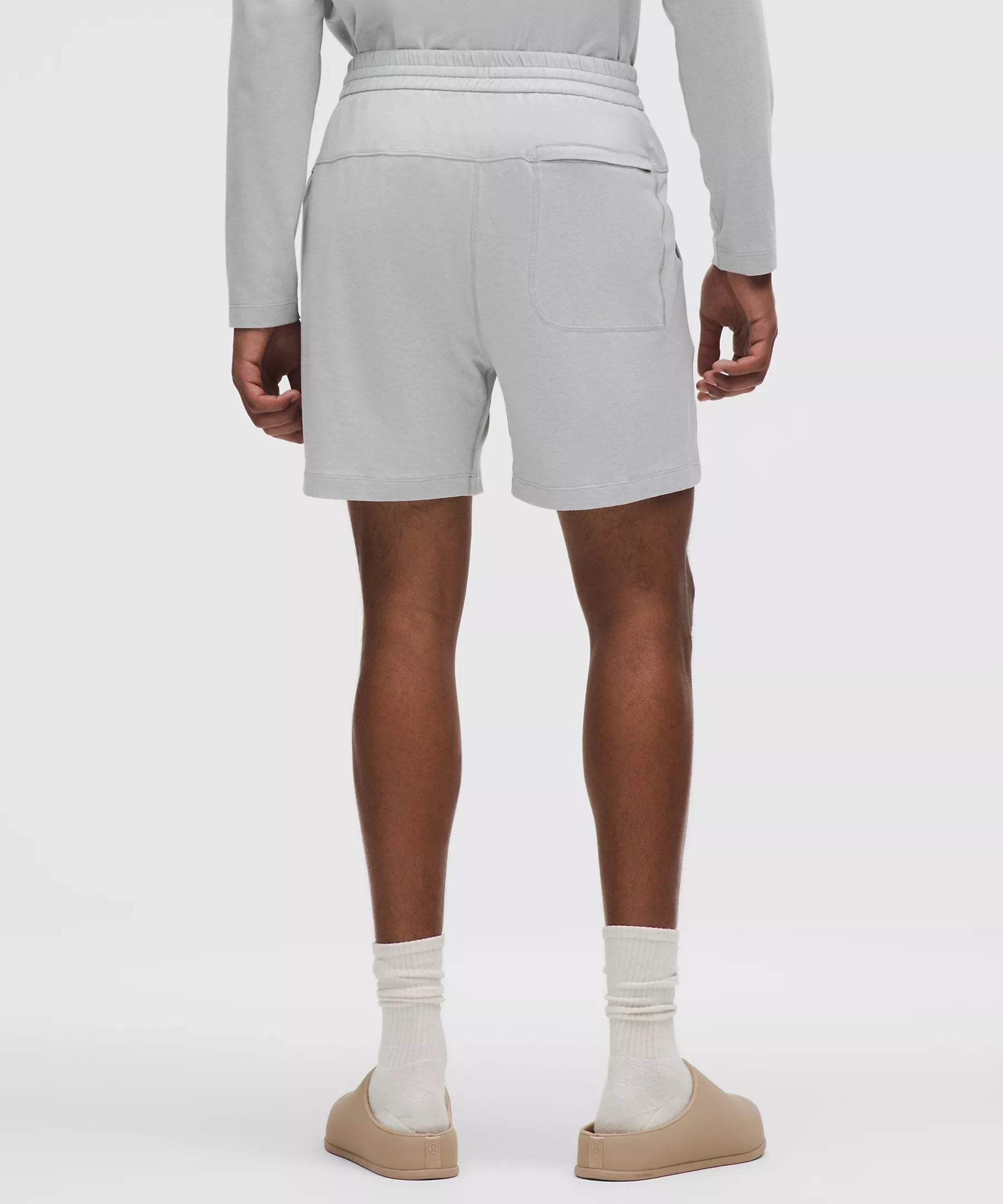 Men's Soft Jersey Short 5" | Heathered Vapor/Heathered Silver Drop