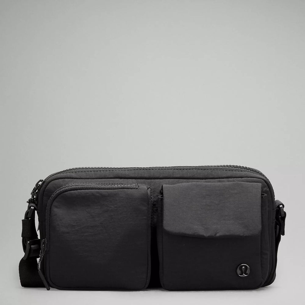 Multi-Pocket Crossbody | Black