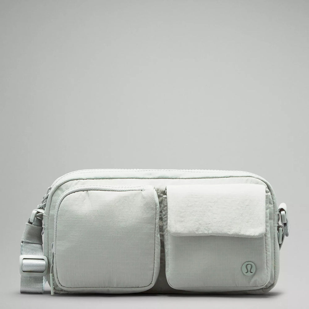 Multi-Pocket Crossbody | Jade Grey