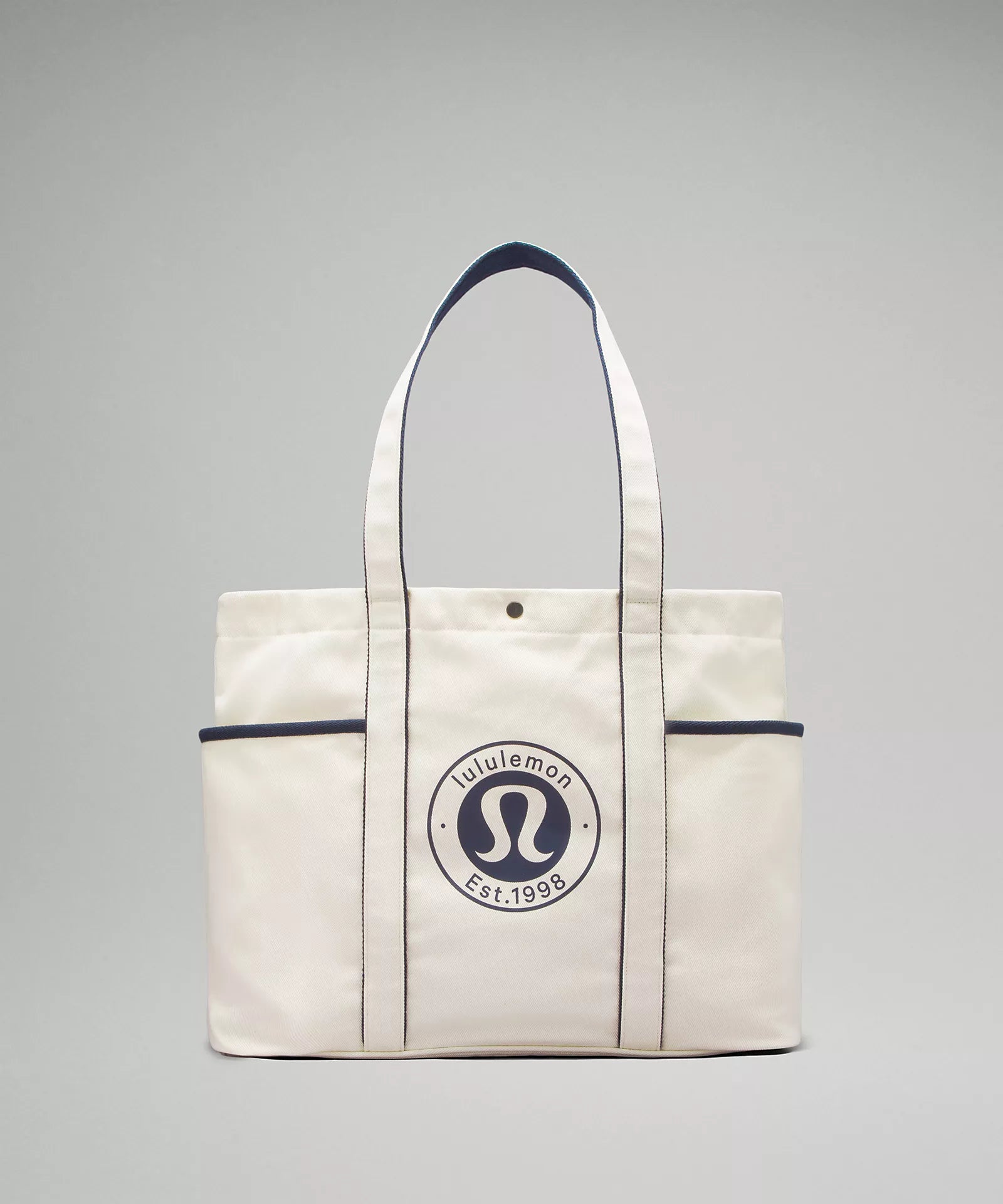 Daily Multi-Pocket Tote Canvas Tote Bag 20L | Natural/Black