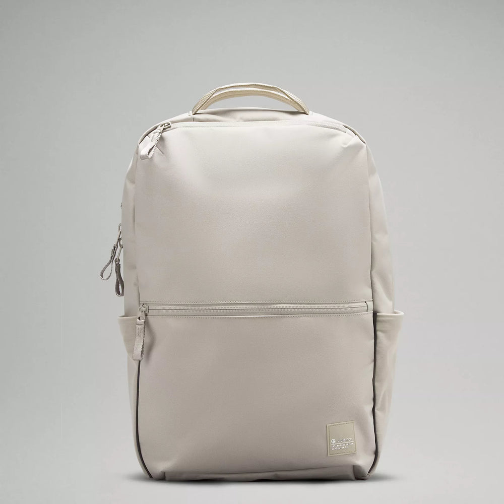 Double-Zip Backpack 22L | Raw Linen/Grey Eucalyptus