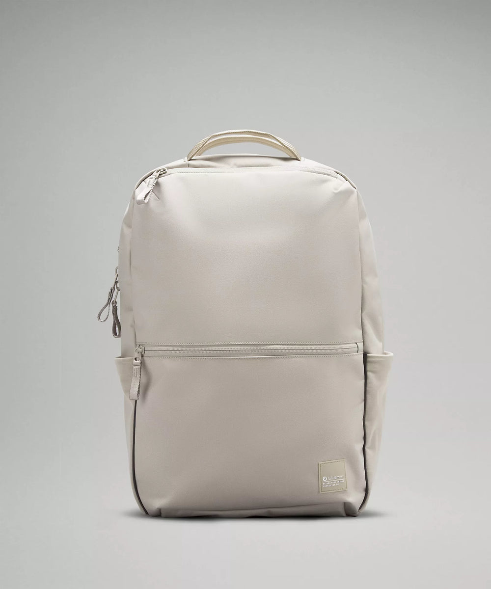 Double-Zip Backpack 22L | Raw Linen/Grey Eucalyptus