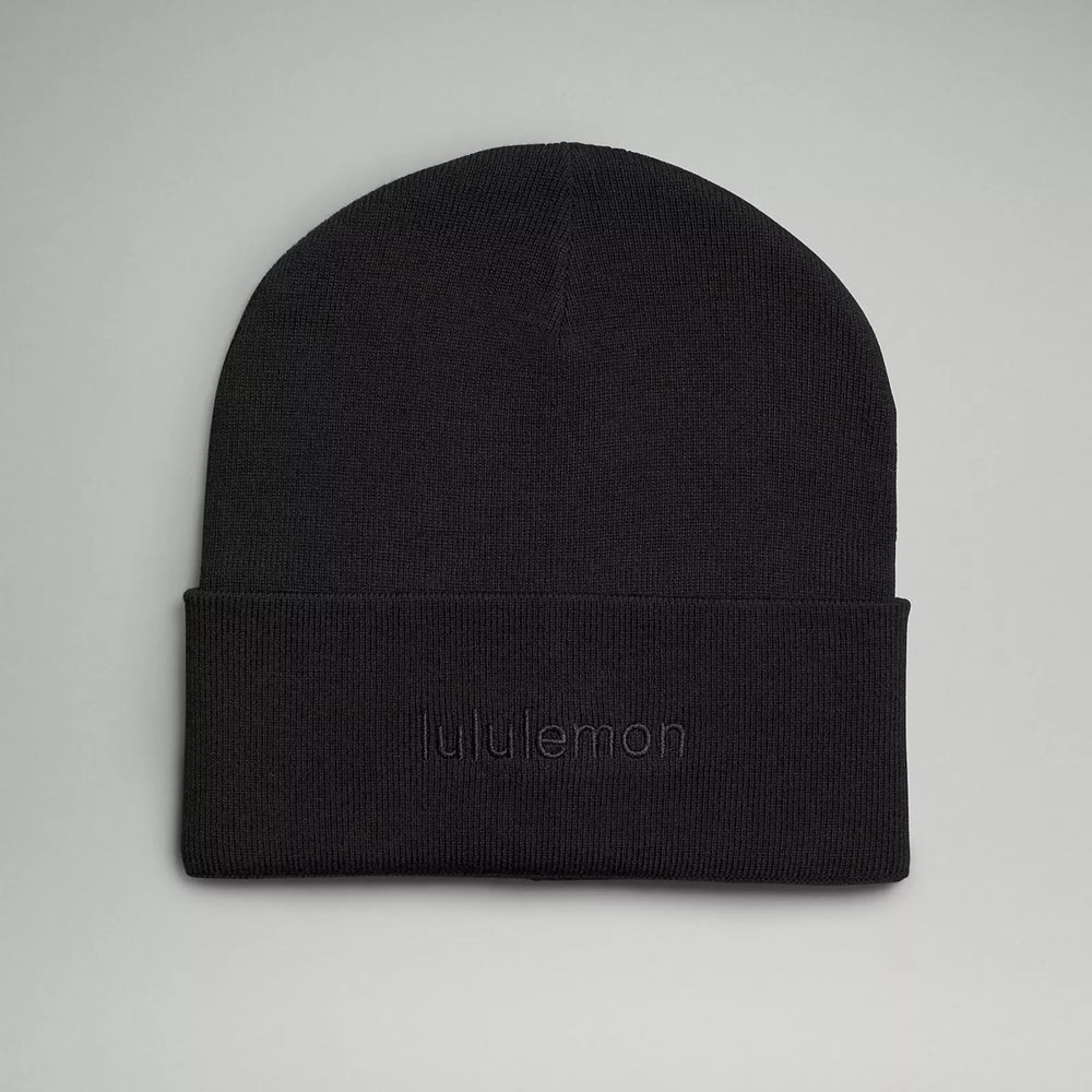 Warm Revelation Beanie Wordmark | Black