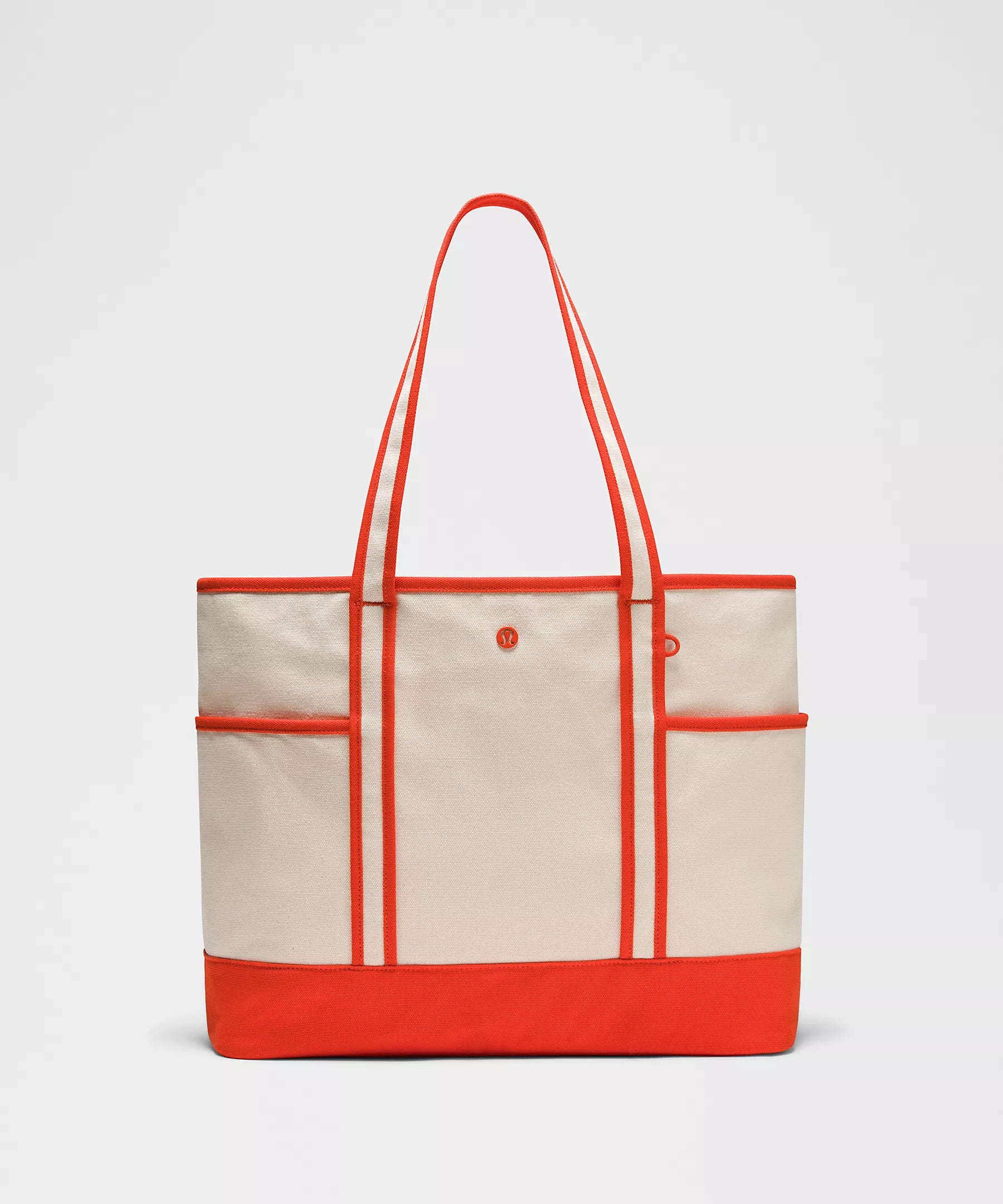 Daily Multi-Pocket Zip-Top Tote Bag 18L | Natural/Cherry Ember