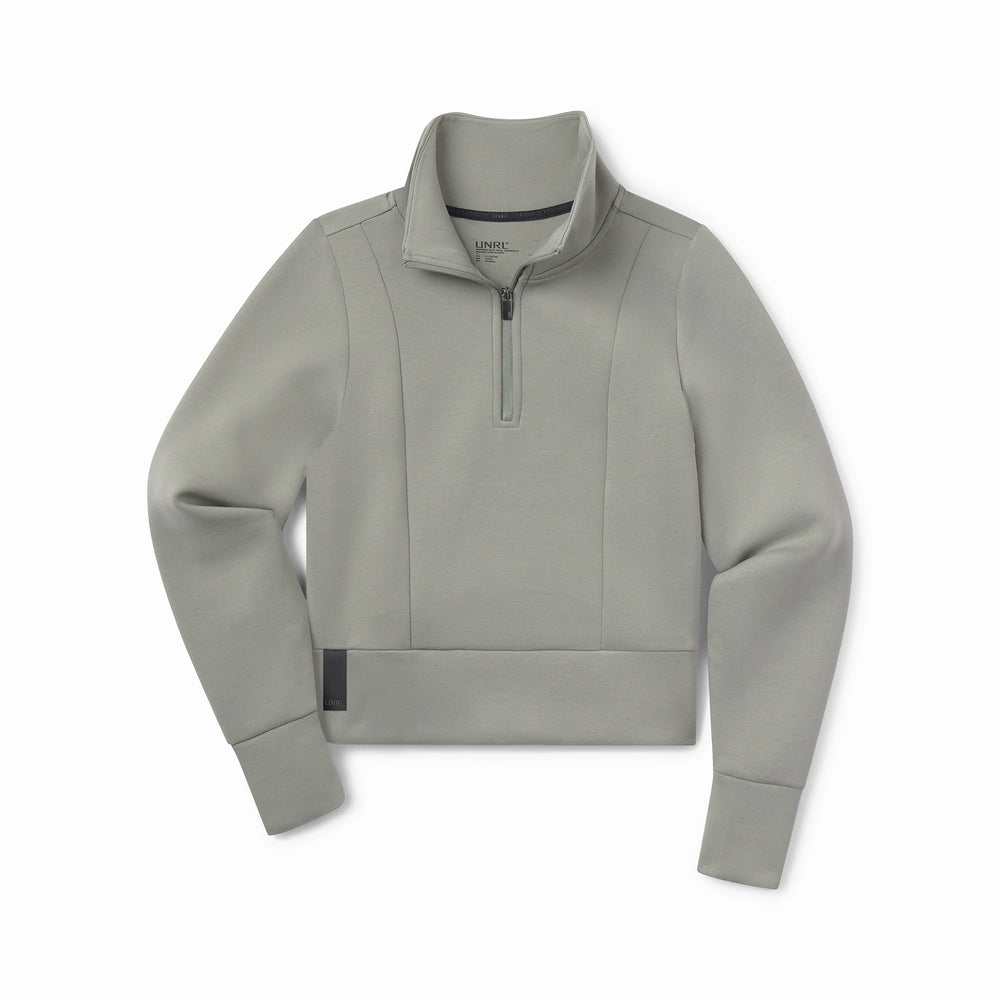 UNRL LuxBreak Half Zip Pullover | Eucalyptus