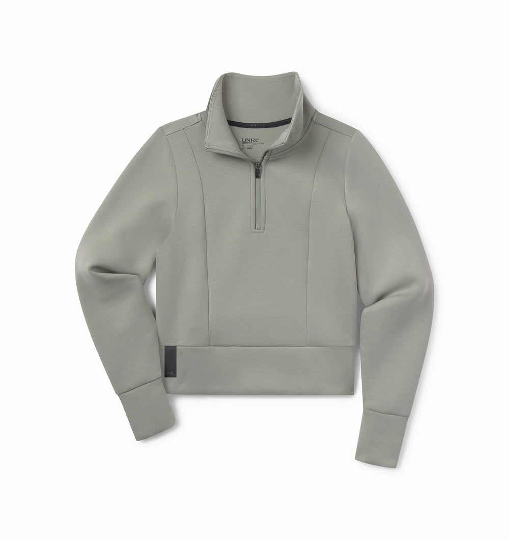 UNRL LuxBreak Half Zip Pullover | Eucalyptus