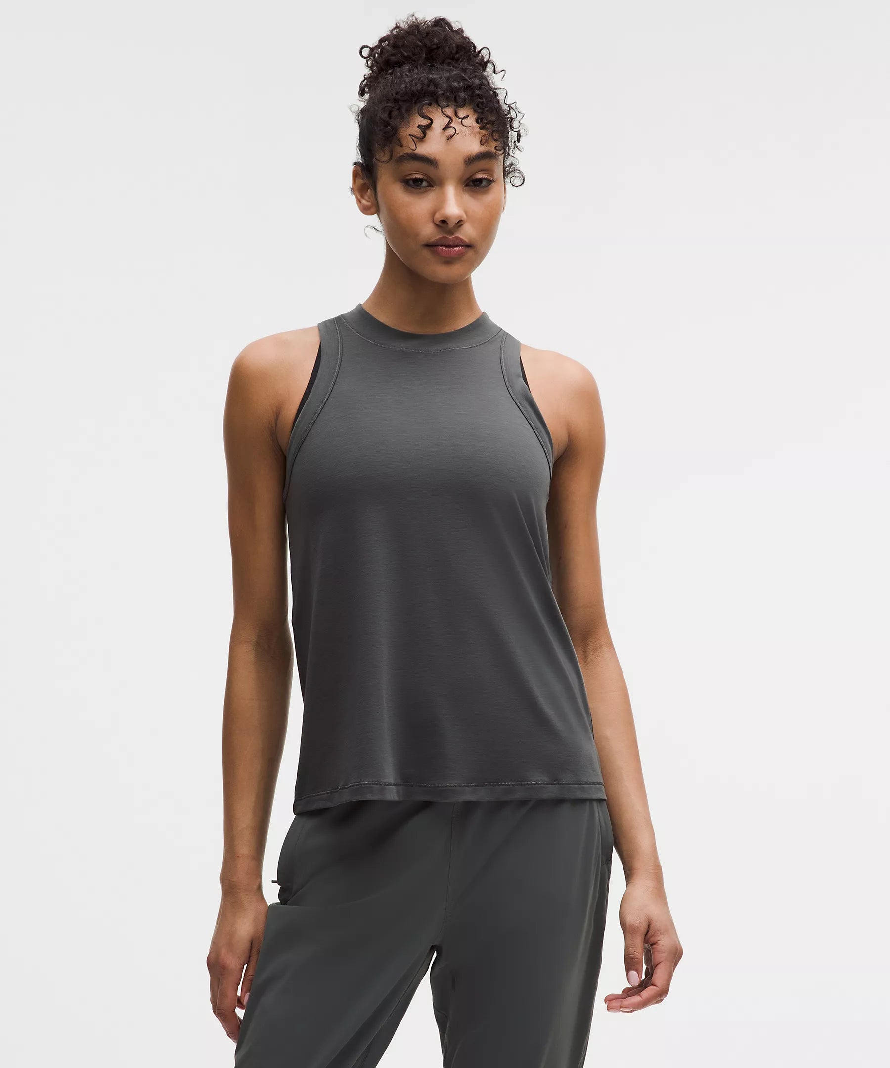Jersey Training Tank Top | Onyx Grey