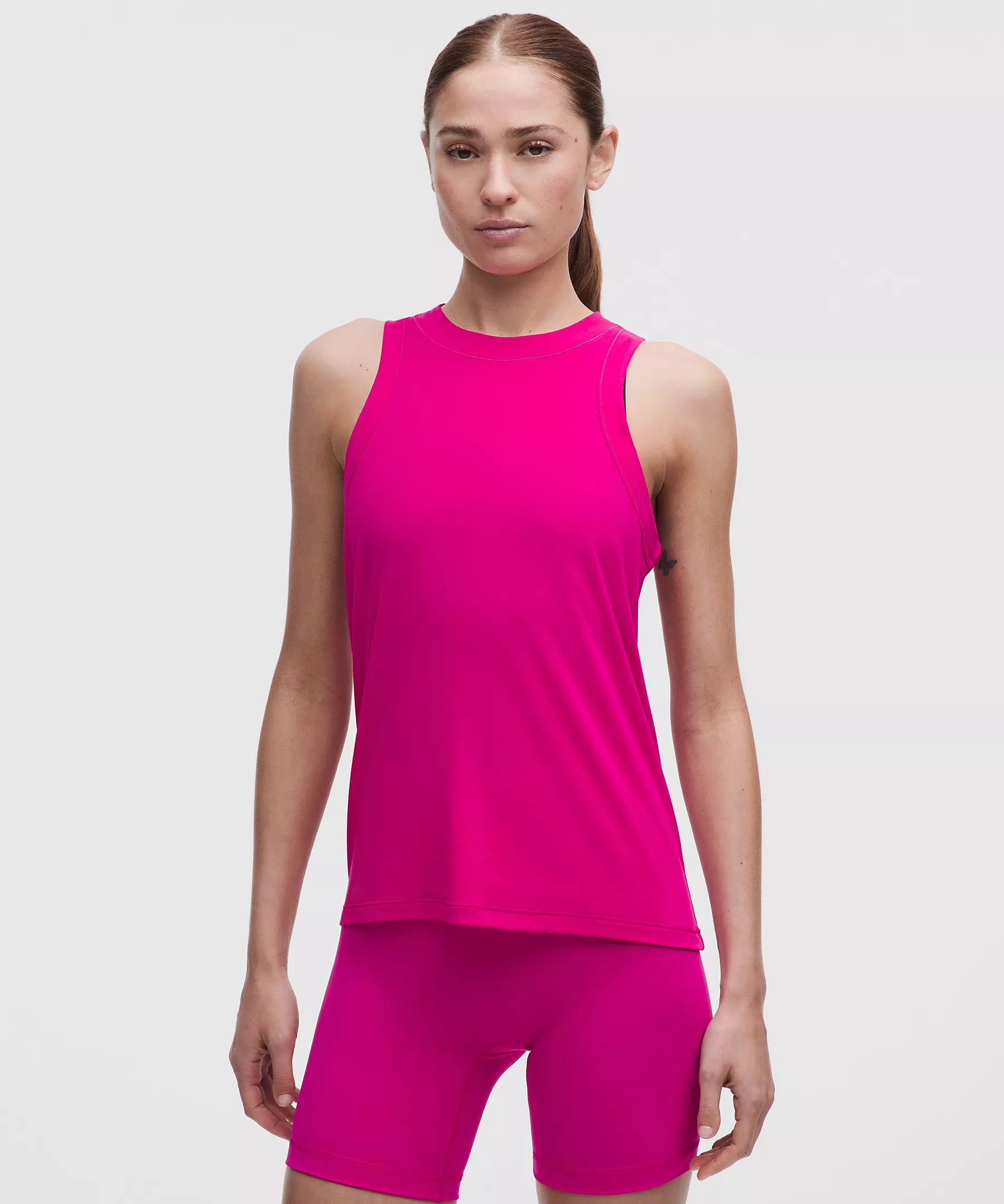 Jersey Training Tank Top | Pink Flare
