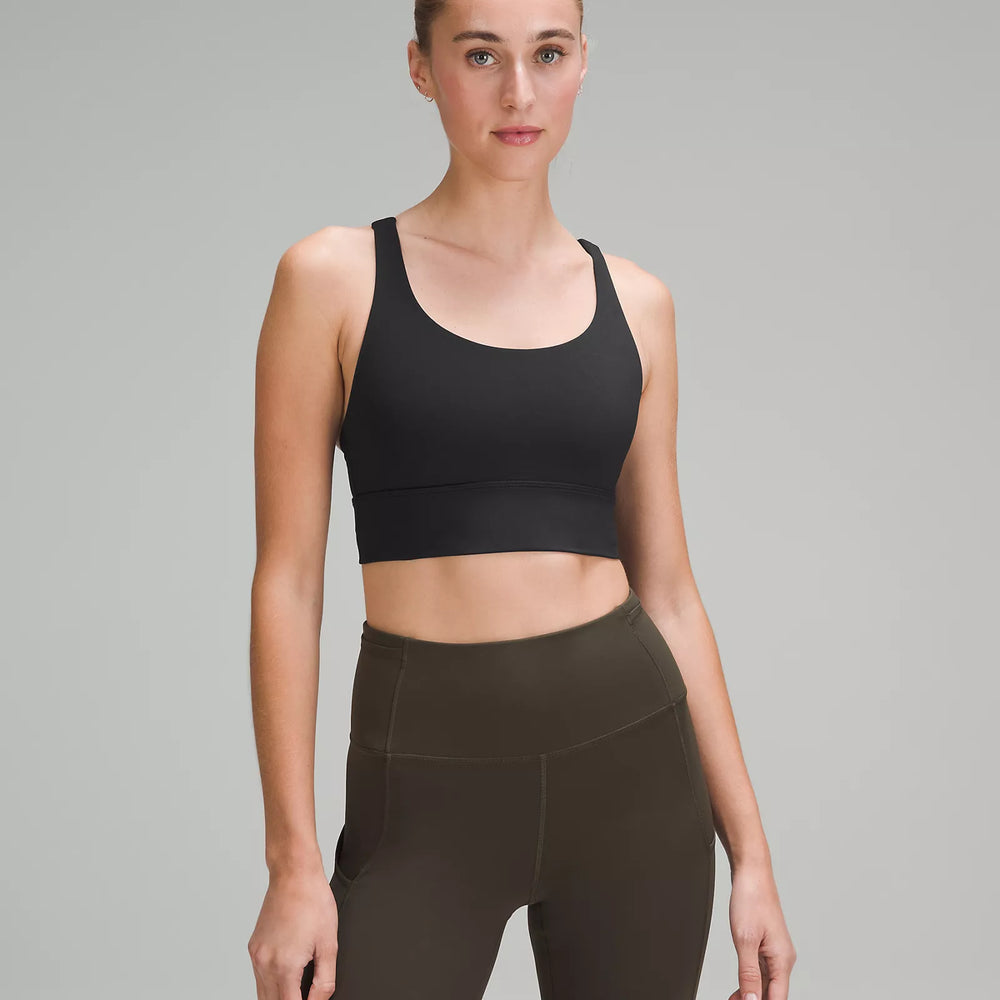 lululemon Energy Longline Bra Medium Support, B–D Cups | Black