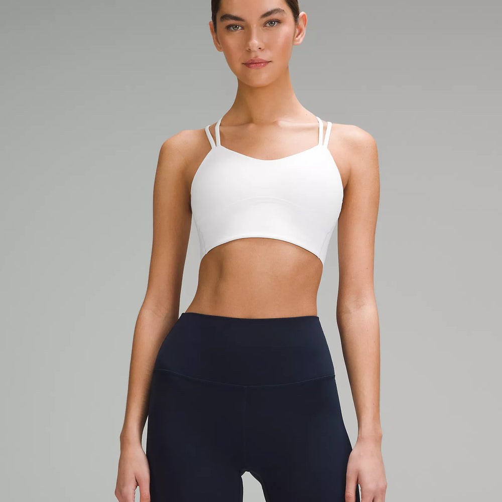 Like a Cloud Longline Bra *Light Support, B/C Cup | White