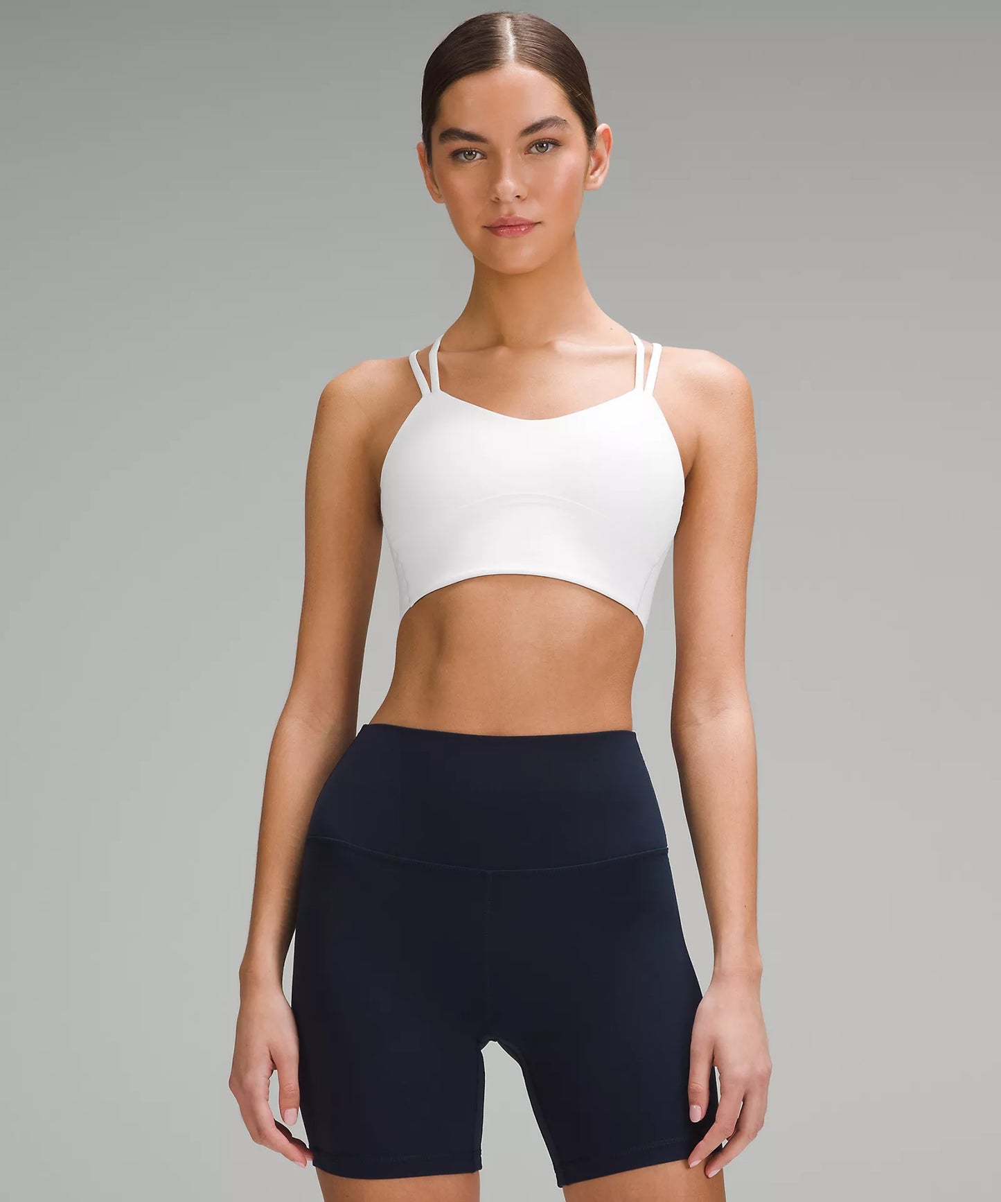 Like a Cloud Longline Bra *Light Support, B/C Cup | White