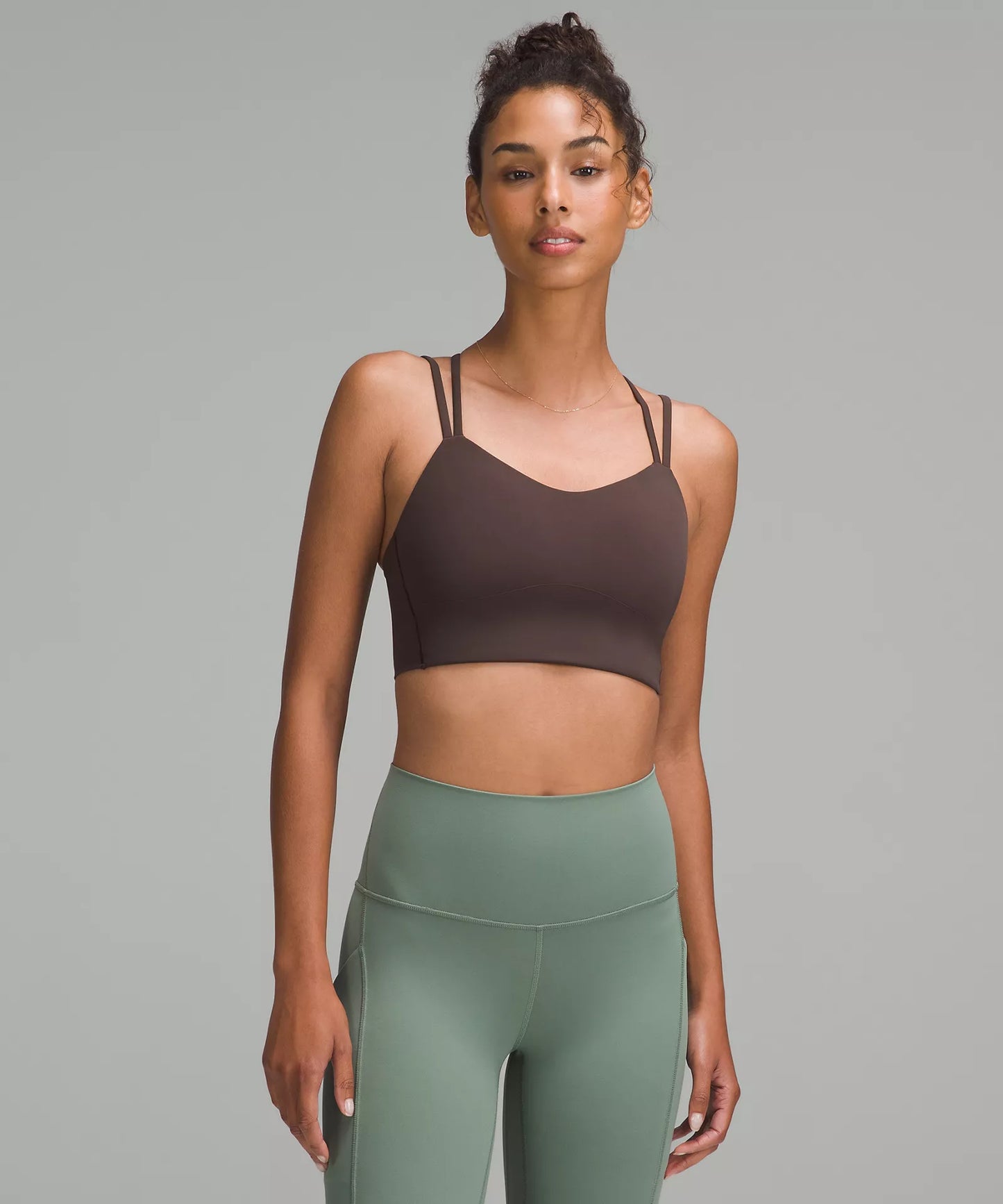 Like a Cloud Longline Bra *Light Support, B/C Cup | Espresso