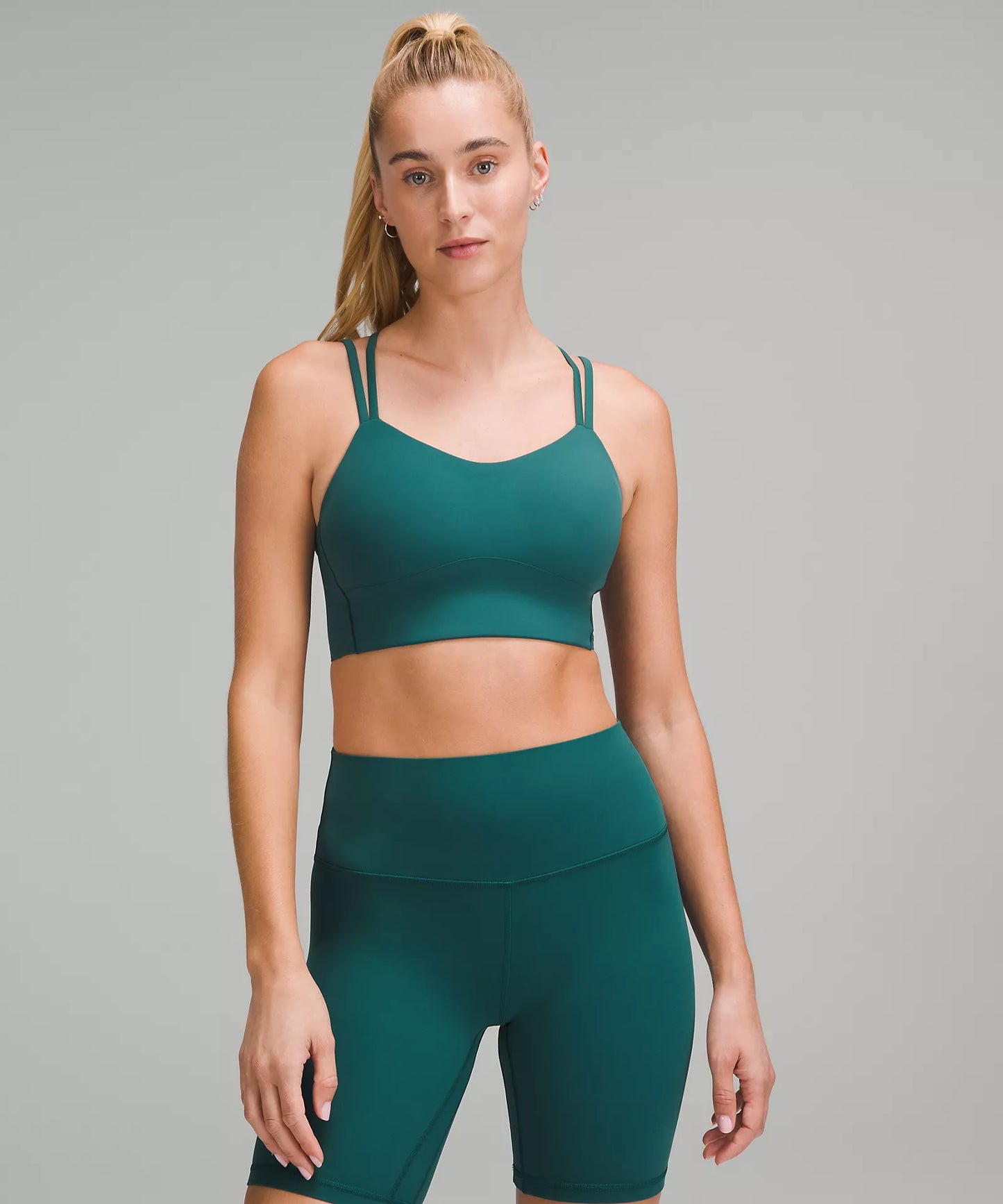 Like a Cloud Longline Bra *Light Support, B/C Cup | Storm Teal