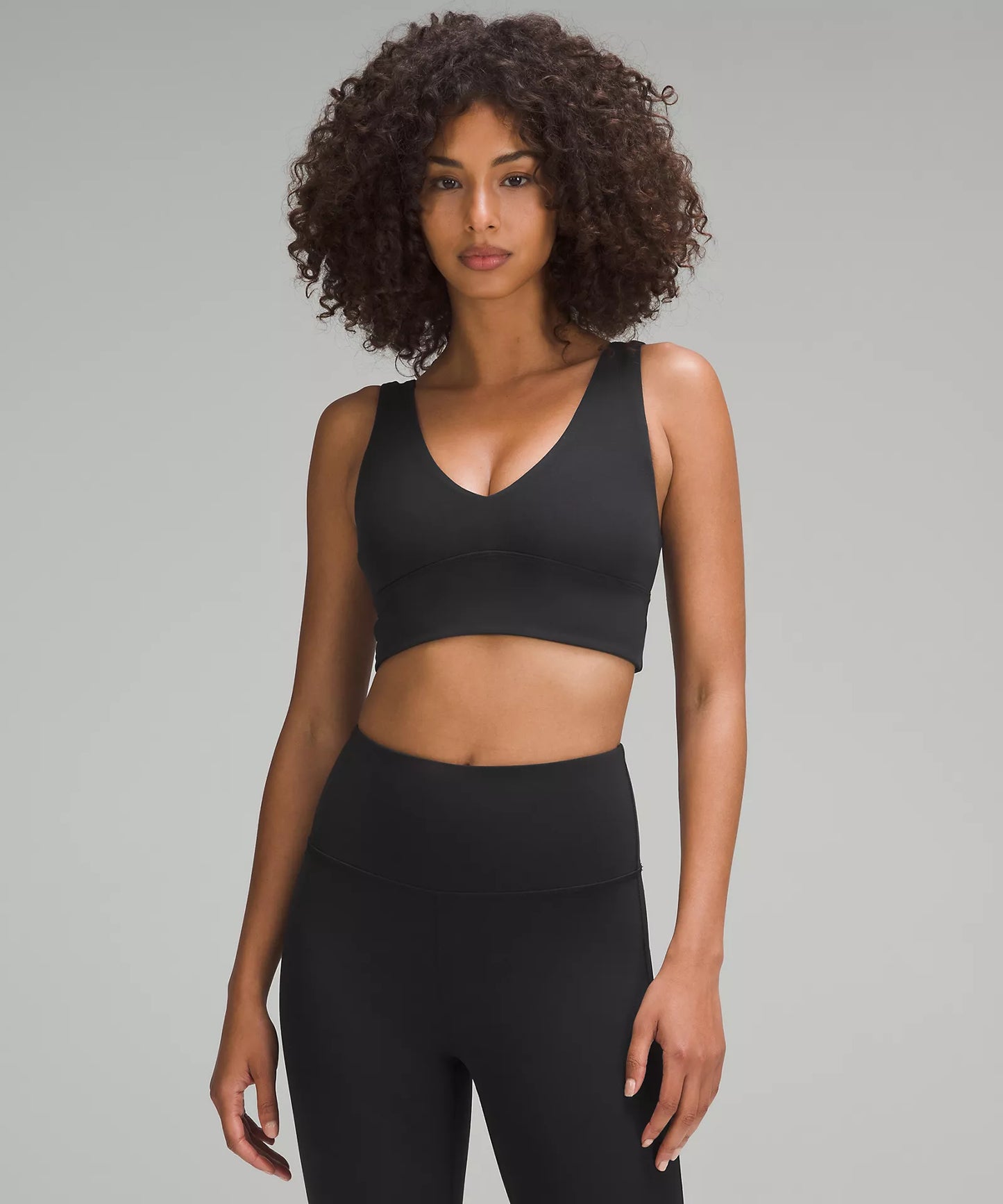 lululemon Align™ V-Neck Bra Light Support, C/D Cup | Black