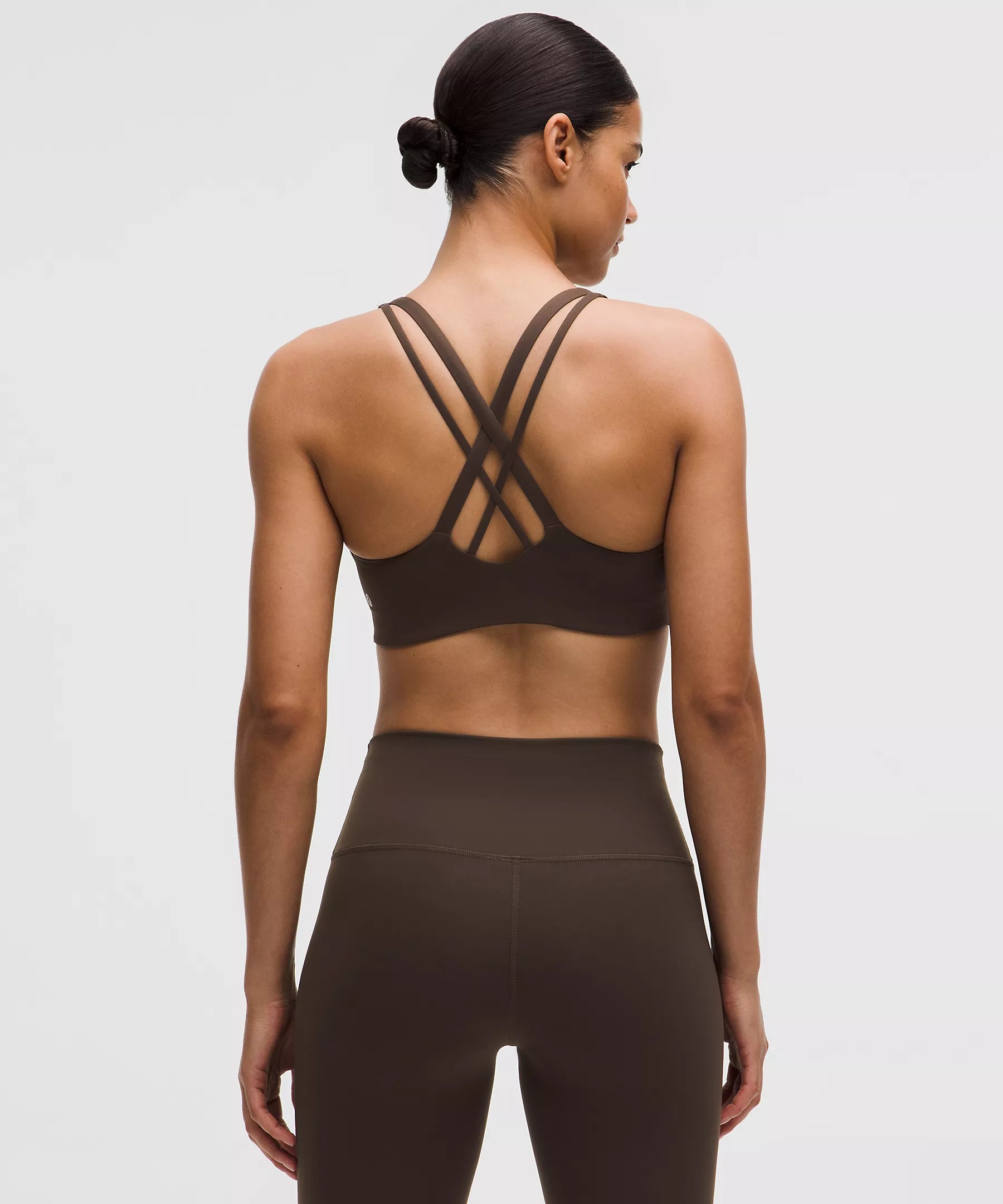 lululemon Energy Bra Medium Support, B-D Cups *Evolve | Walnut Crunch