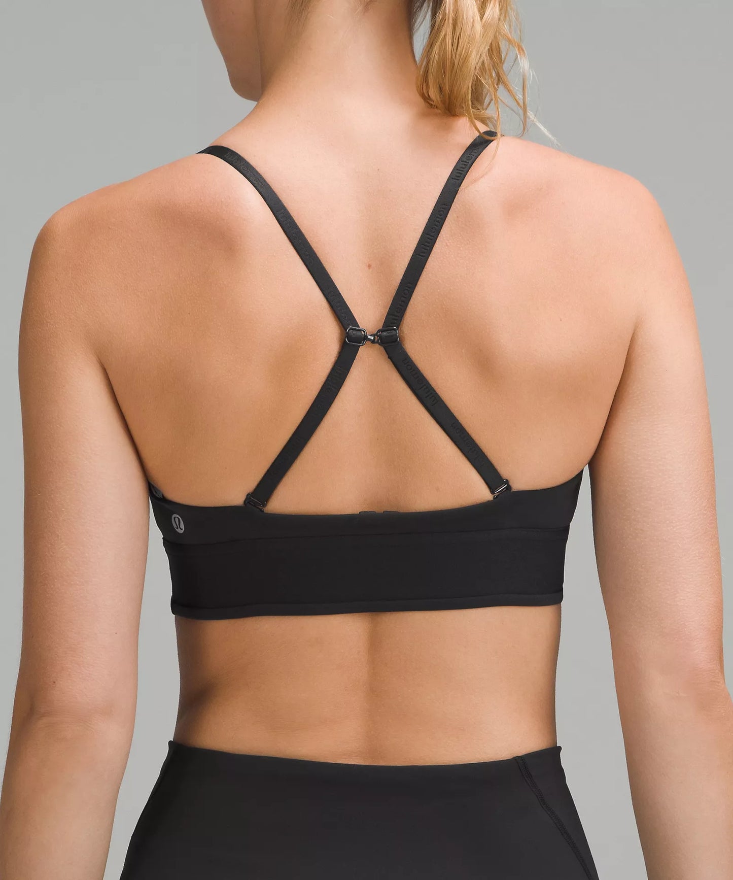 License to Train Triangle Bra Light Support, A/B Cup *Logo | Black