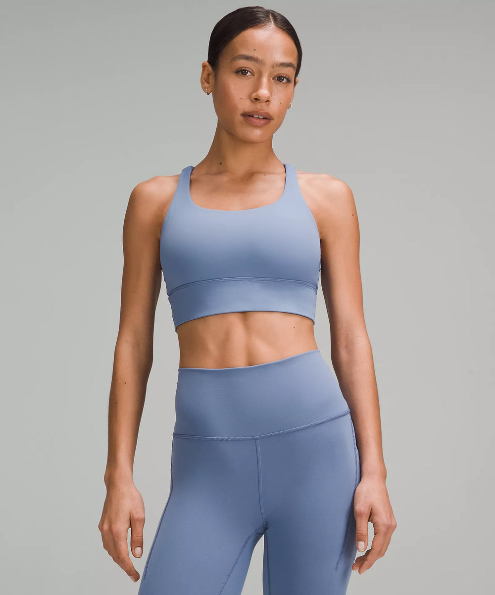 lululemon Energy Longline Bra *Medium Support, B–D Cups | Oasis Blue