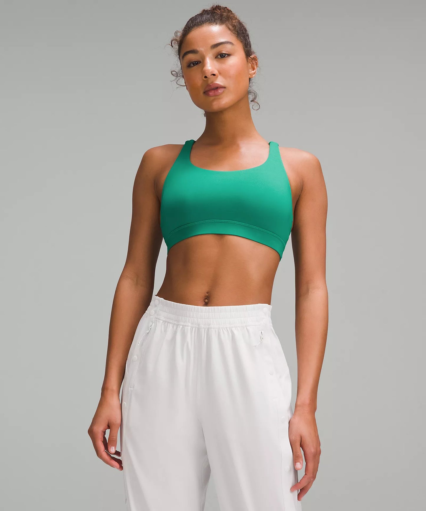 lululemon Energy Bra *Medium Support, B–D Cups | Cascadia Green