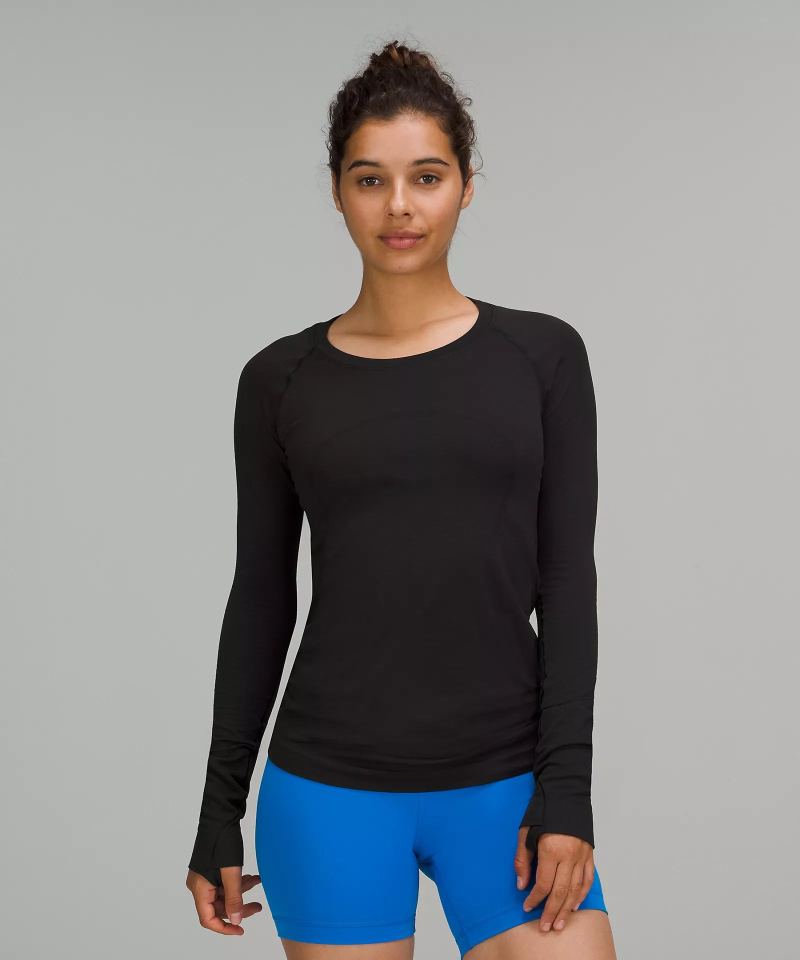 Swiftly Tech Long-Sleeve Shirt 2.0 | Black