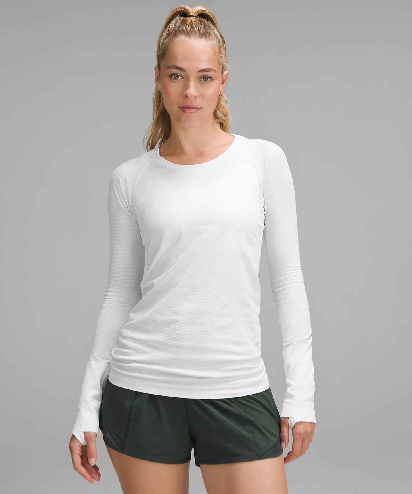 Swiftly Tech Long-Sleeve Shirt 2.0 | White