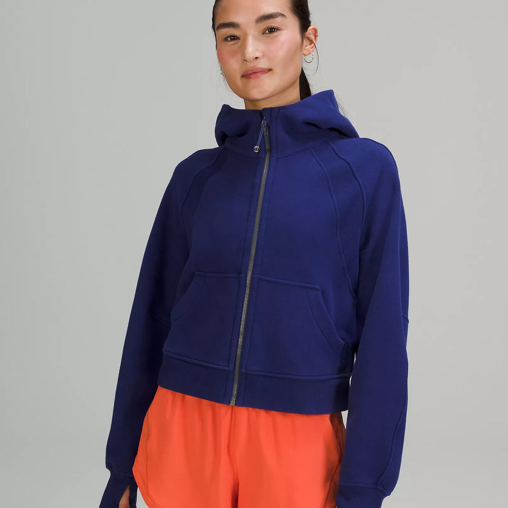 Scuba Oversized Full Zip Hoodie | Larkspur