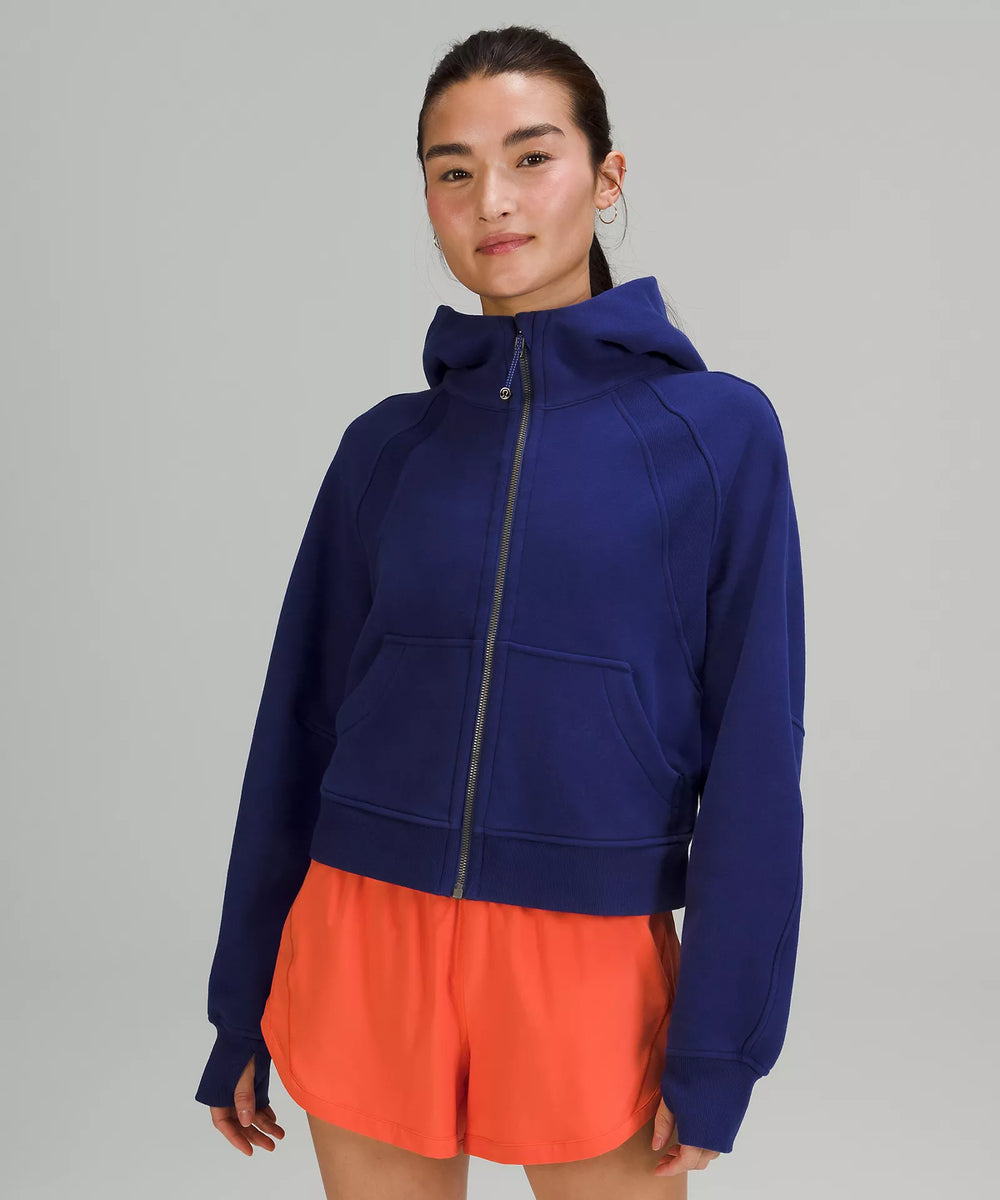 Scuba Oversized Full Zip Hoodie | Larkspur