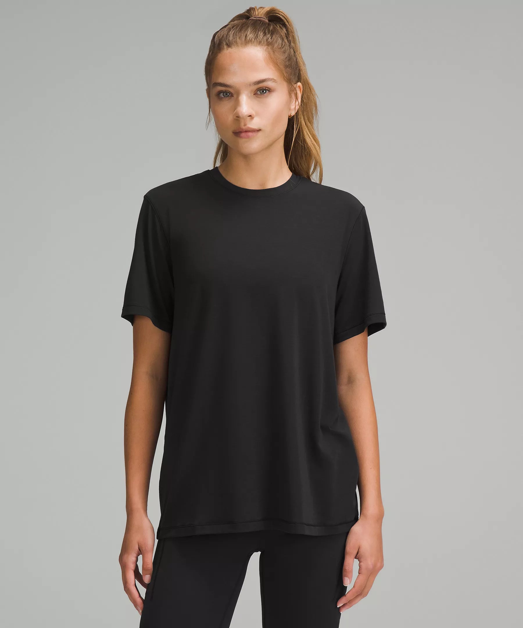 Jersey Training Short Sleeve Shirt | Black