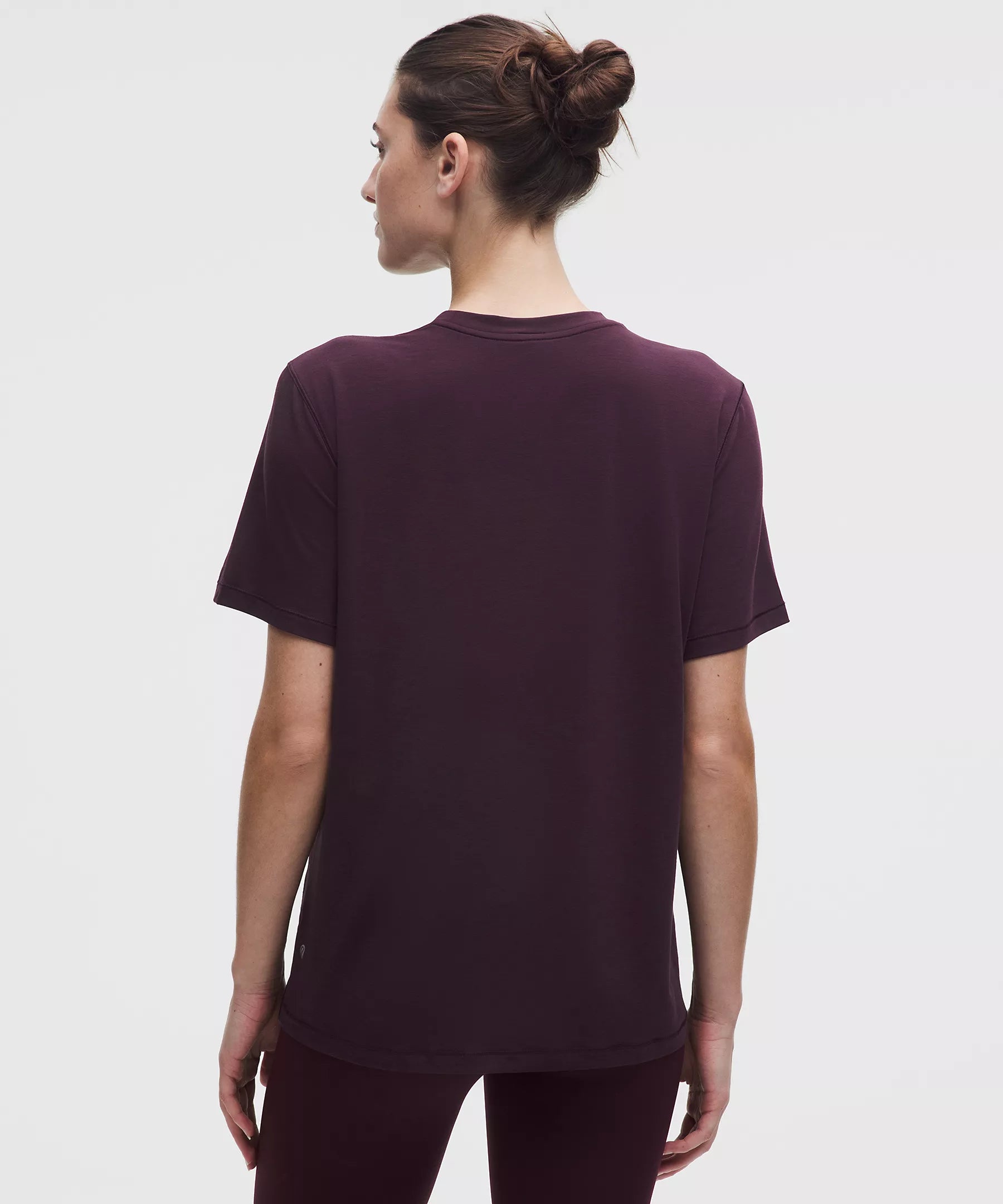 Jersey Training Short Sleeve Shirt | Black Plum