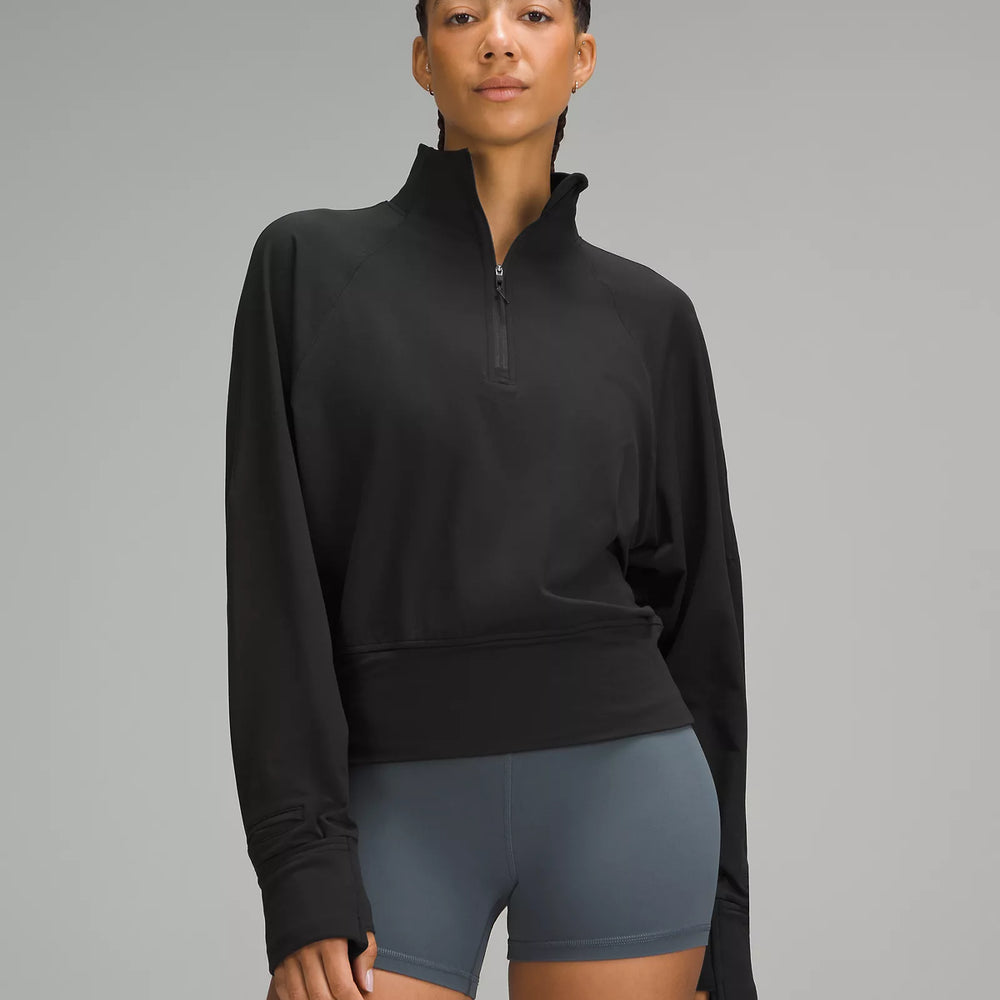 
                      
                        It's Rulu Fleece Half Zip | Black
                      
                    