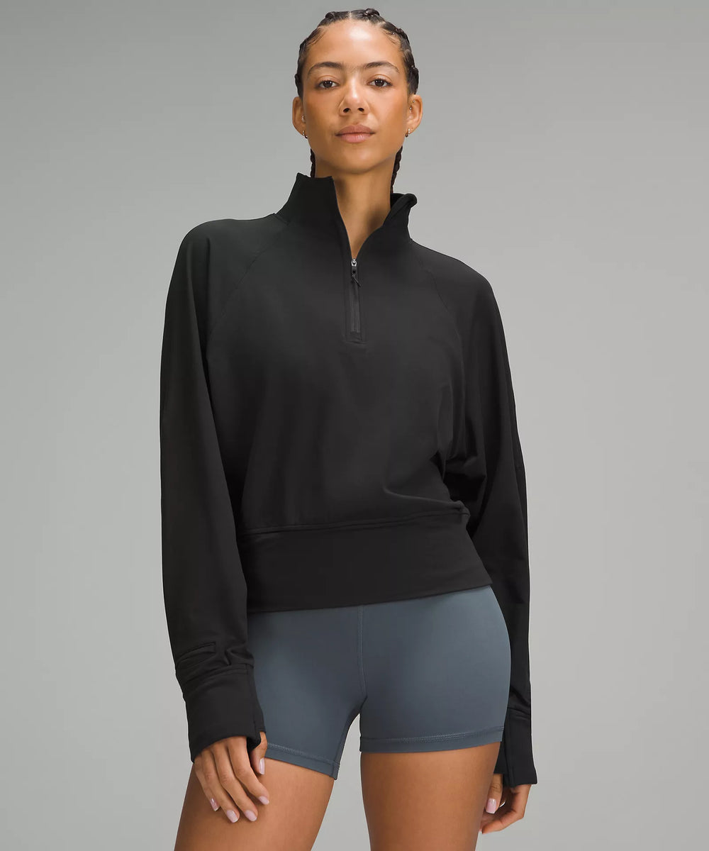 It's Rulu Fleece Half Zip | Black