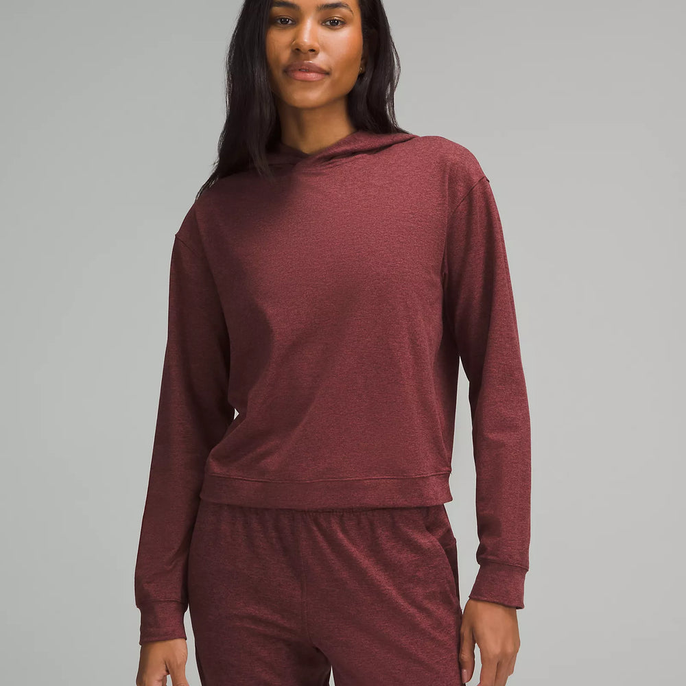 
                      
                        Soft Jersey Classic Fit Hoodie | Heathered Garnet
                      
                    