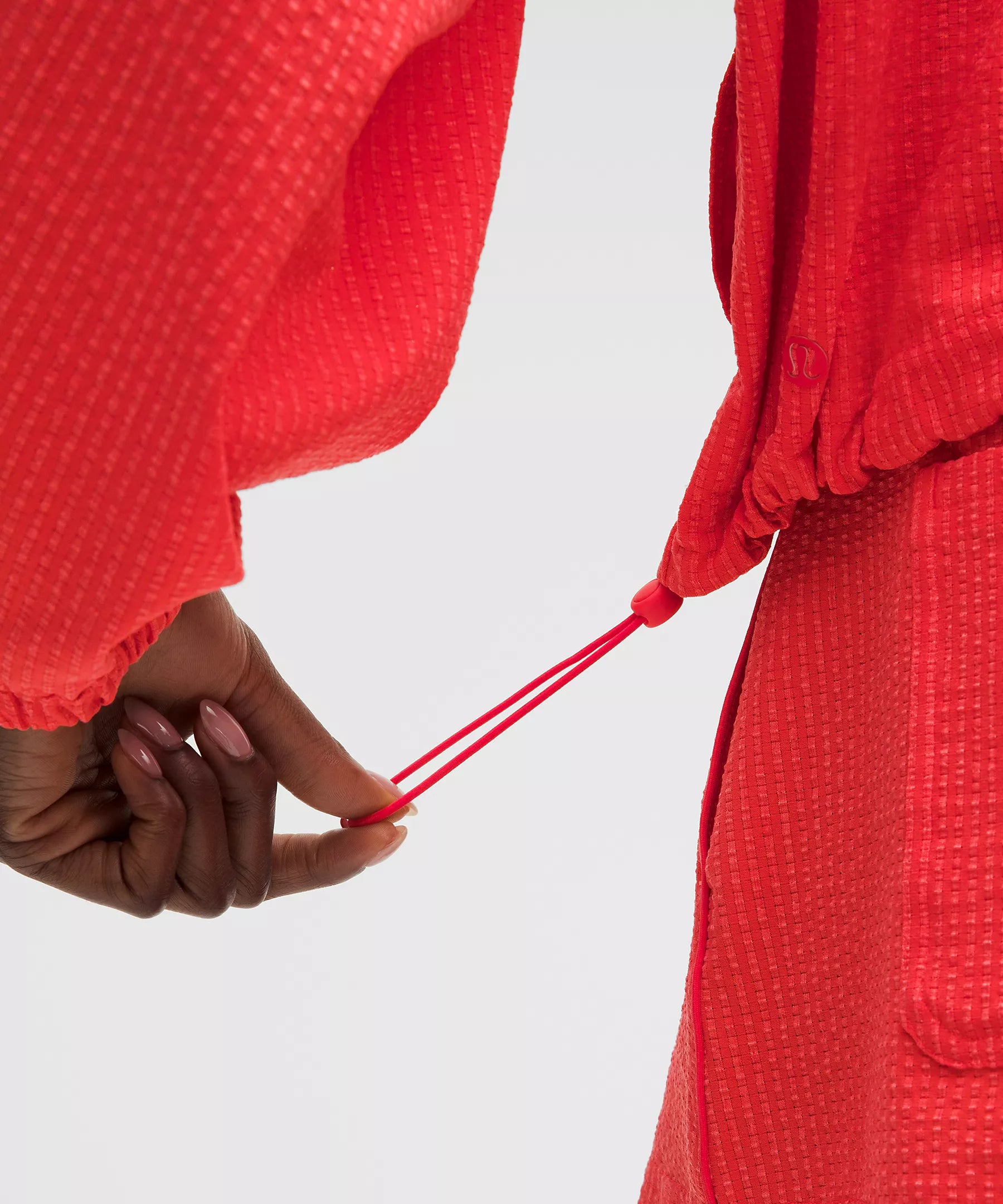 Seersucker WovenAir Funnel-Neck Half Zip | Star Burst Tone