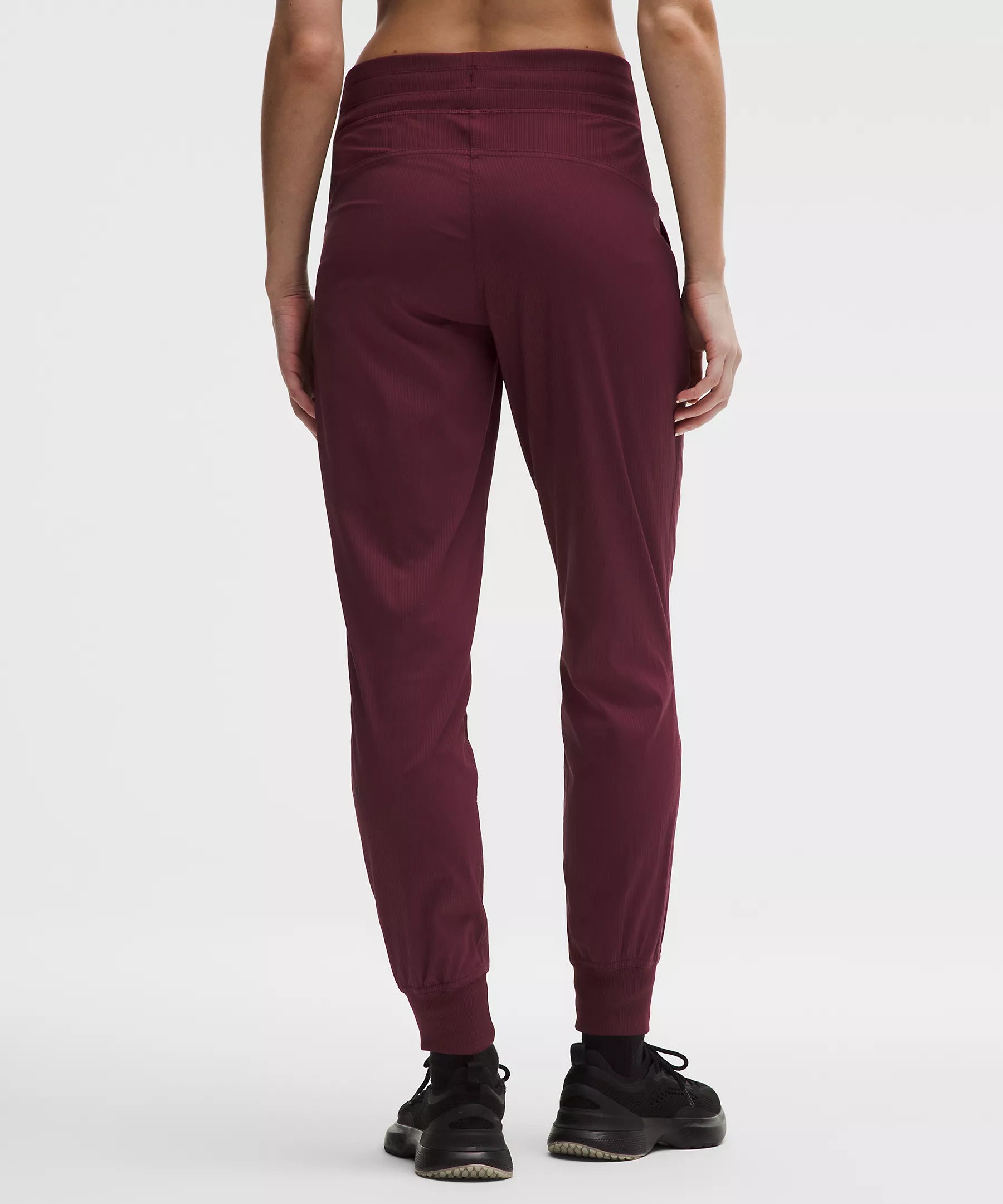Dance Studio Mid-Rise Jogger *Full Length | Burgundy Bay