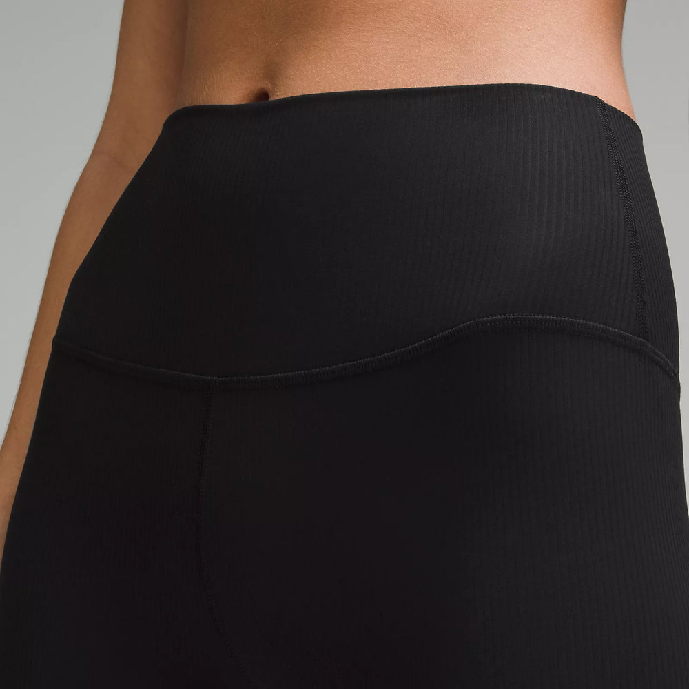 lululemon Align™ Ribbed High Rise Pant 28" | Black